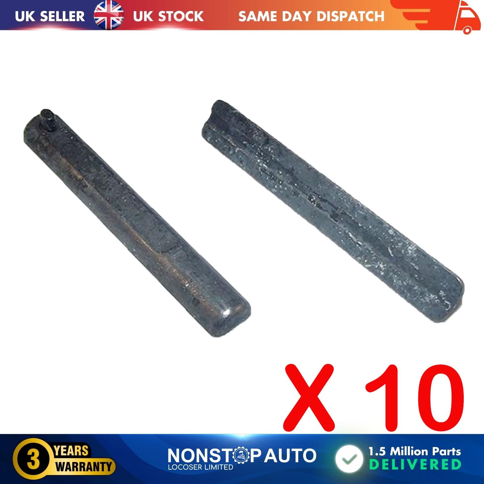 2X Sliding Bar Clips Metal For VW Transporter T4