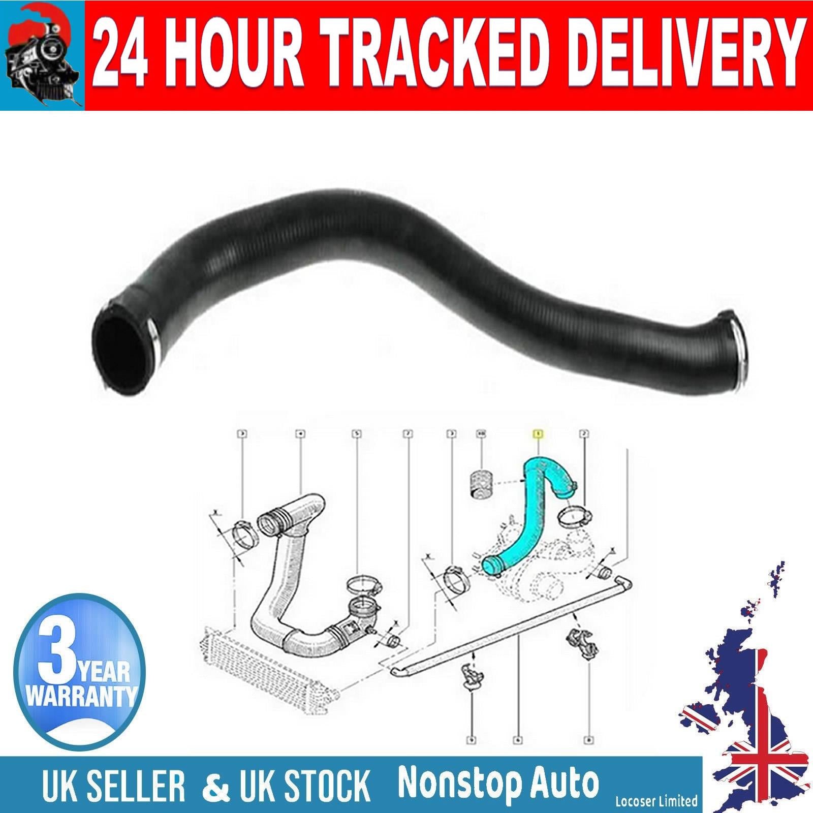 TURBO INTERCOOLER TURBO HOSE PIPE FOR NISSAN Interstar OPEL Movano 2.2 2.5 DTI  RENAULT Master II 2.2 2.5 DCI  8200140254