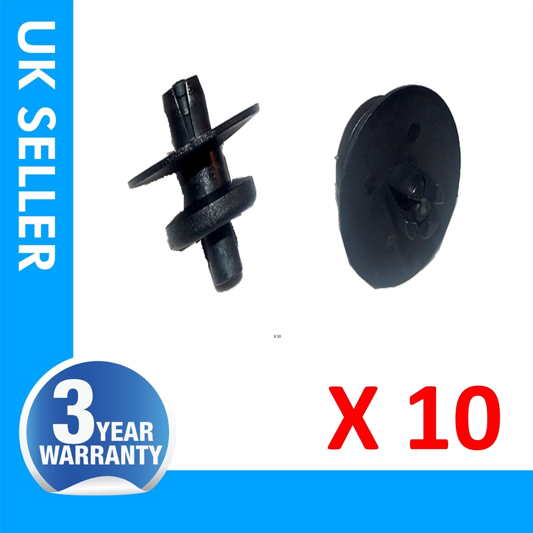 KIA BUMPER FENDER FRONT GRILL PALENL TRIM WHEEL ARCH CLIPS C445X5