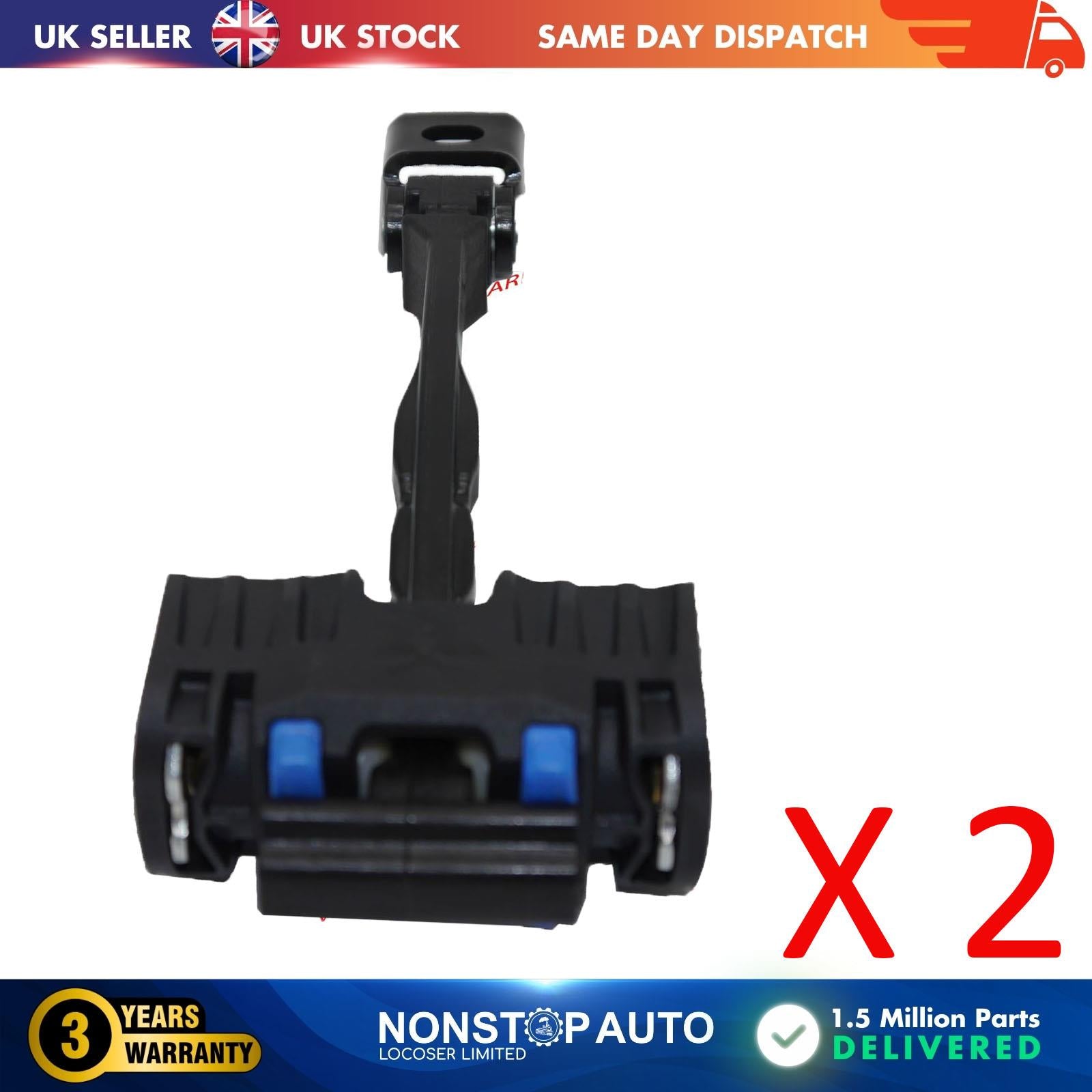 2 X Front Door Hinge Stop Check Strap Limitery Right and Left Side Fits SEAT Ibiza Mk4  6J0837249D