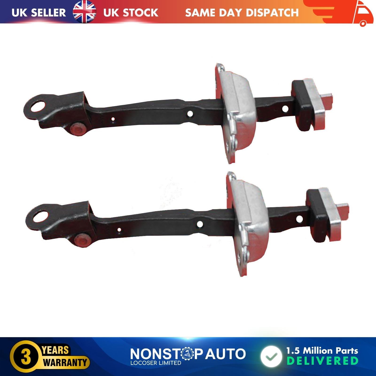2 X Front Door Hinge Stop Check Strap Limitery Right and Left Side Fits HONDA Civic IX  72380TV0E01