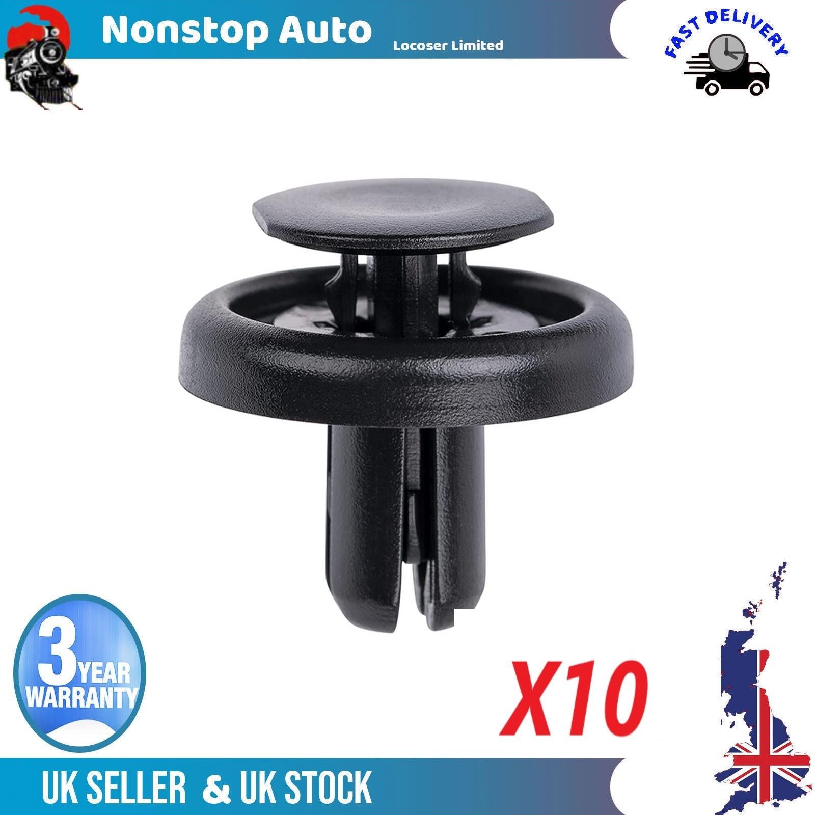 10X Bumper Wheel Arch Inner Lining Splashguard Clips For TOYOTA Auris Avensis C-HR Camry Corolla Hilux VIII Prius Rav 4 Verso  LEXUS  CT GS ES IS LS NX RC RX 90467-07215