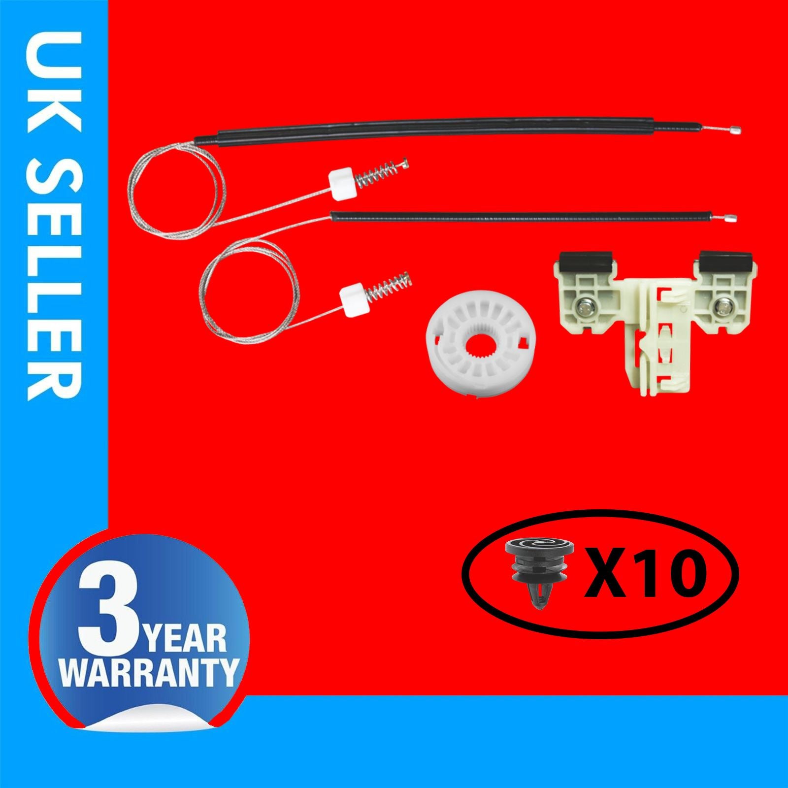 FOR SKODA FABIA WINDOW REGULATOR REPAIR KIT FRONT SIDE  LEFT