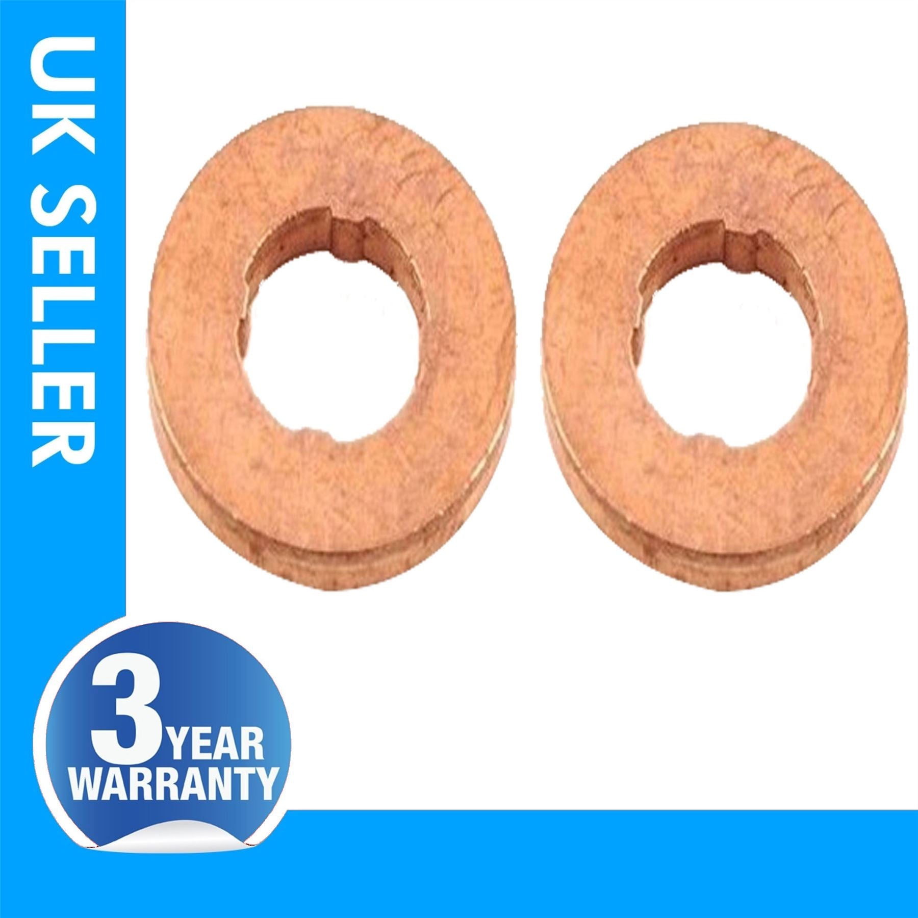 2 X Washer Injection Nozzle Gasket FOR Fiat Doblo 1.9 Jtd 1.9D Engine 7773728