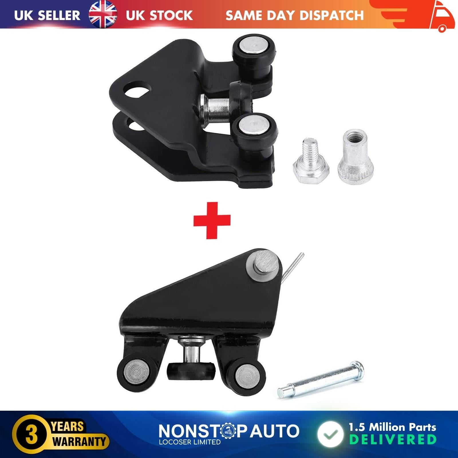 2X Sliding Door Roller Guide Hinge Bottom and Middle Left For RENAULT Trafic II