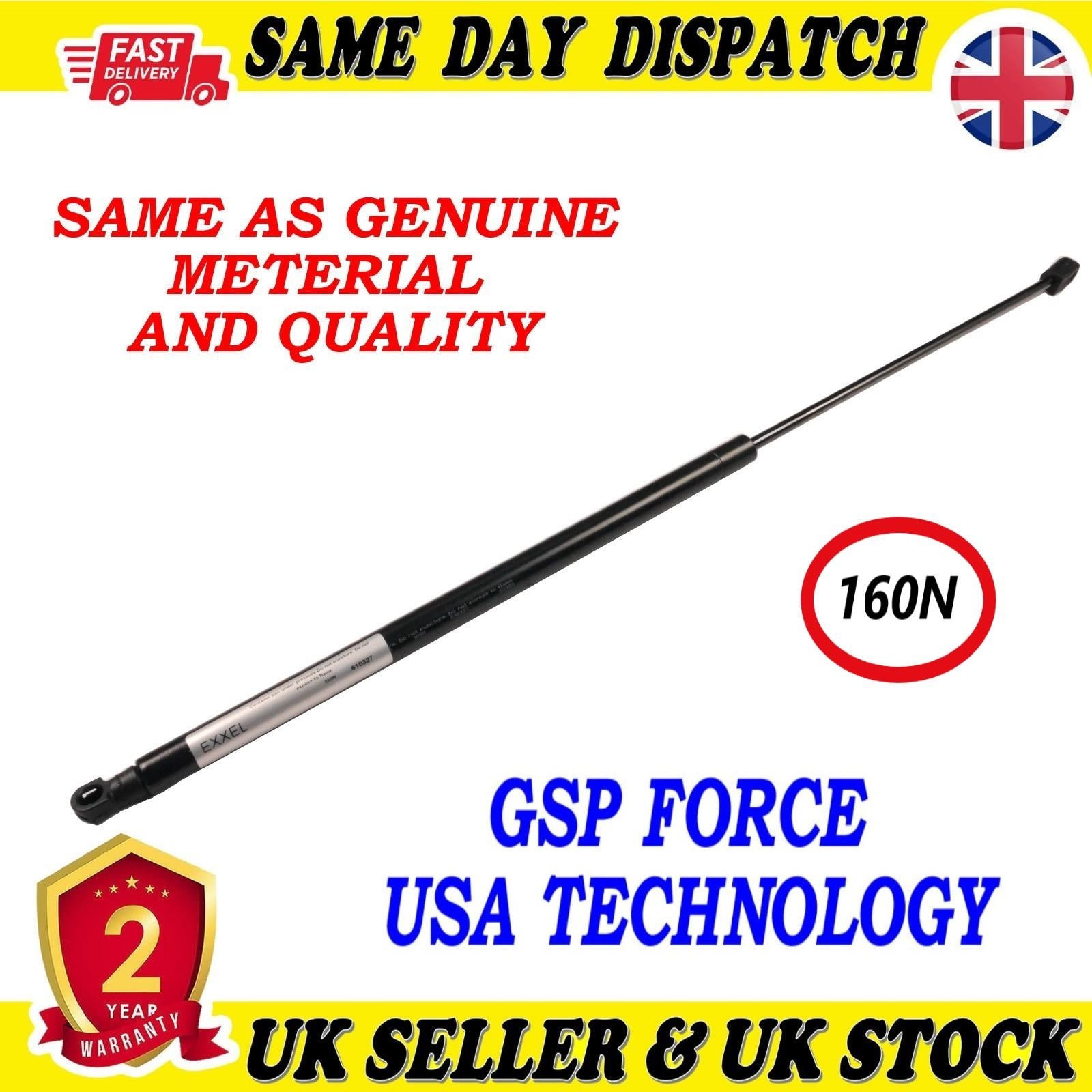 TAILGATE BOOT GAS STRUTS 160 Newton FOR BMW 7 (E65, E66, E67) 51238240596
