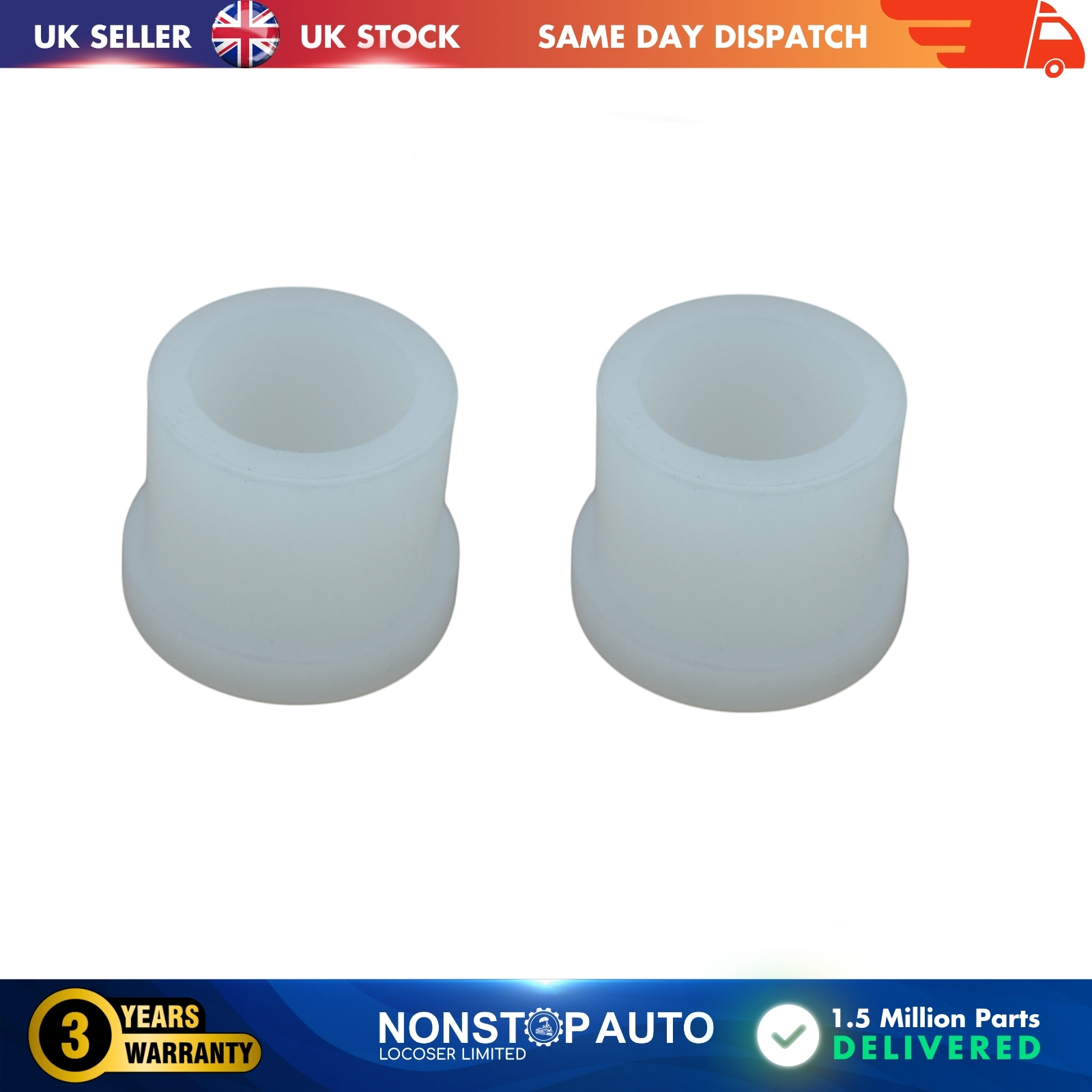 2X REAR LEAF SPRING BUSH FOR MERCEDES SPRING 391 324 07 50