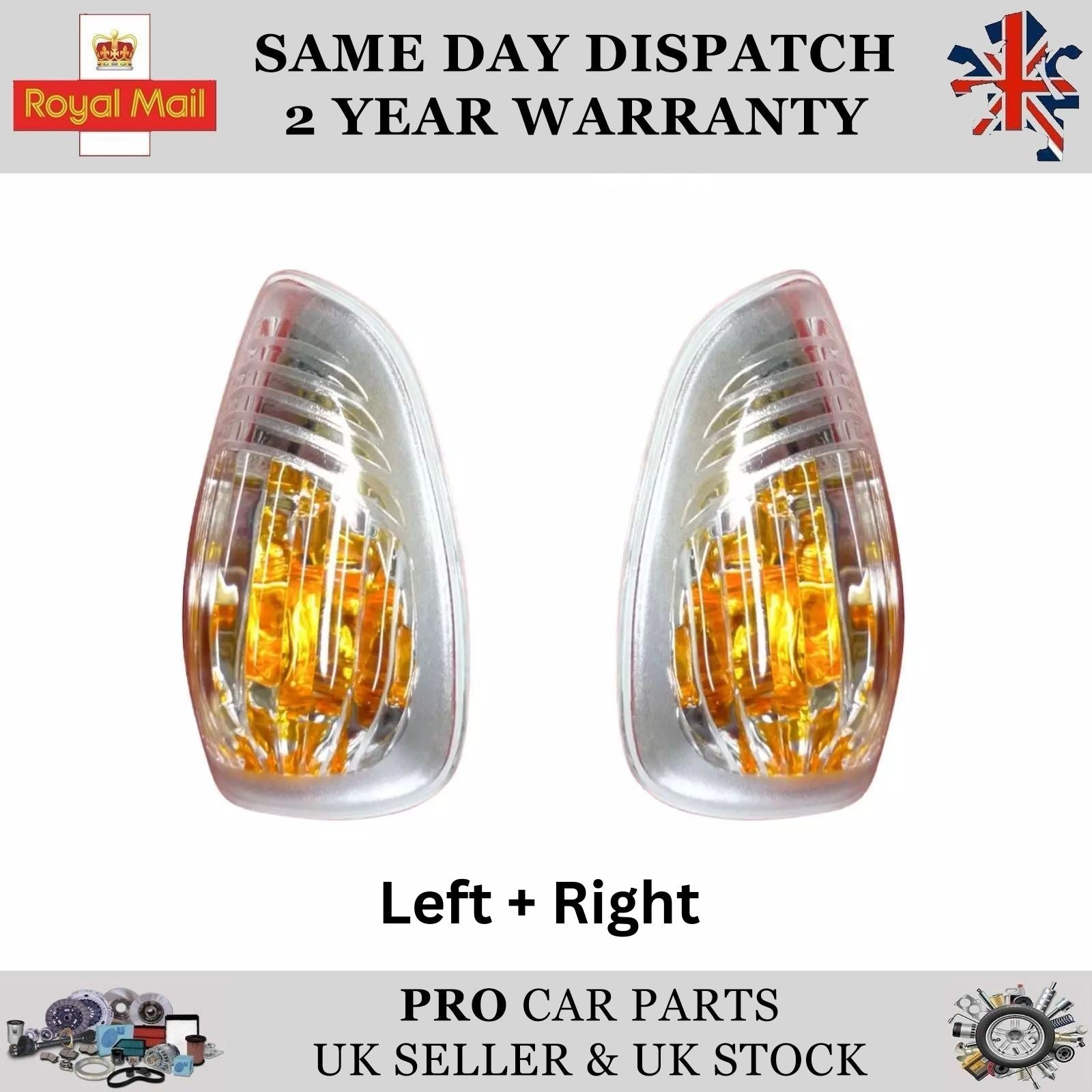 DOOR WING MIRROR INDICATOR LENS L+R SIDE FOR VAUXHALL MOVANO 95508975