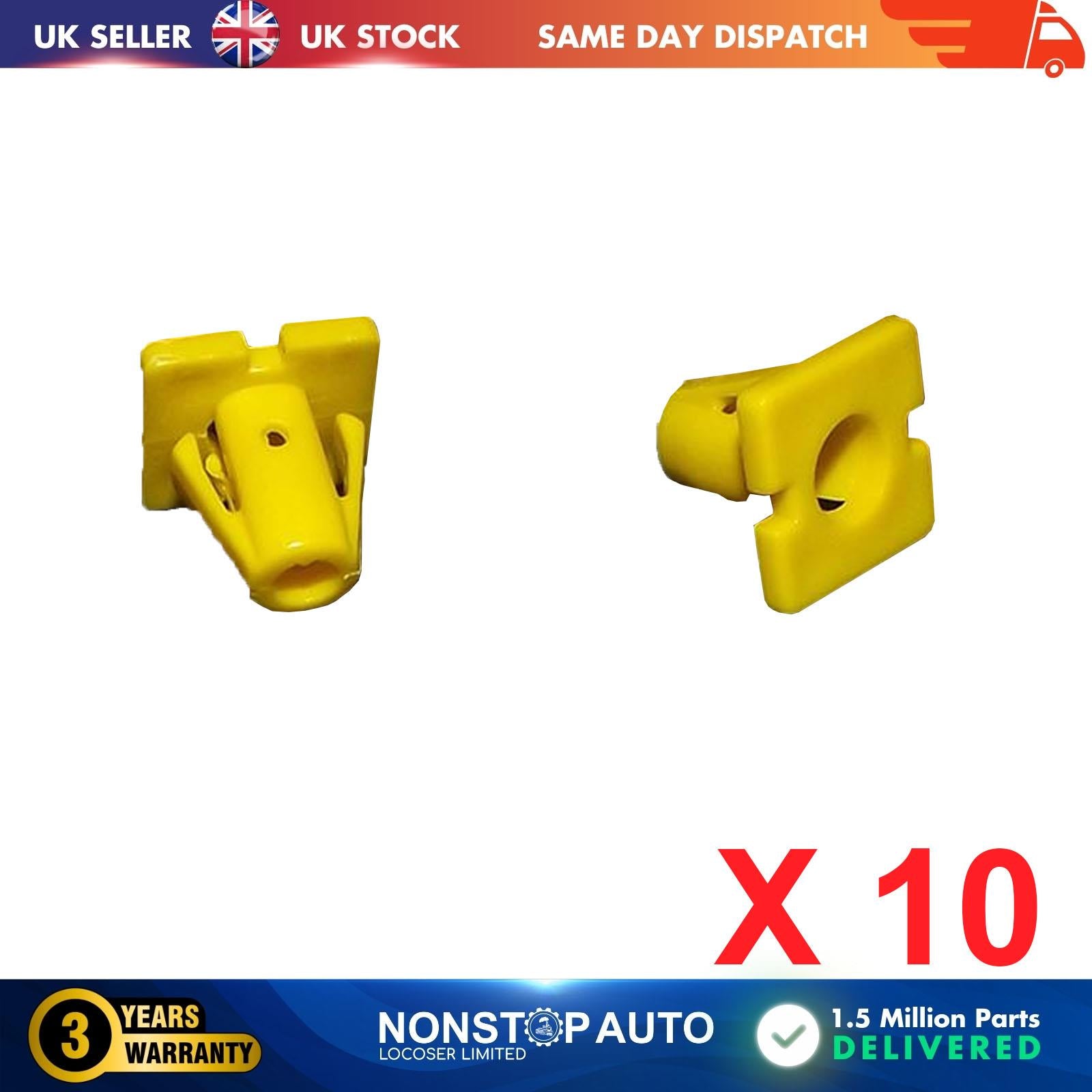 10X Fender Push Type Retainer Clips For DAIHATSU 75396-87101