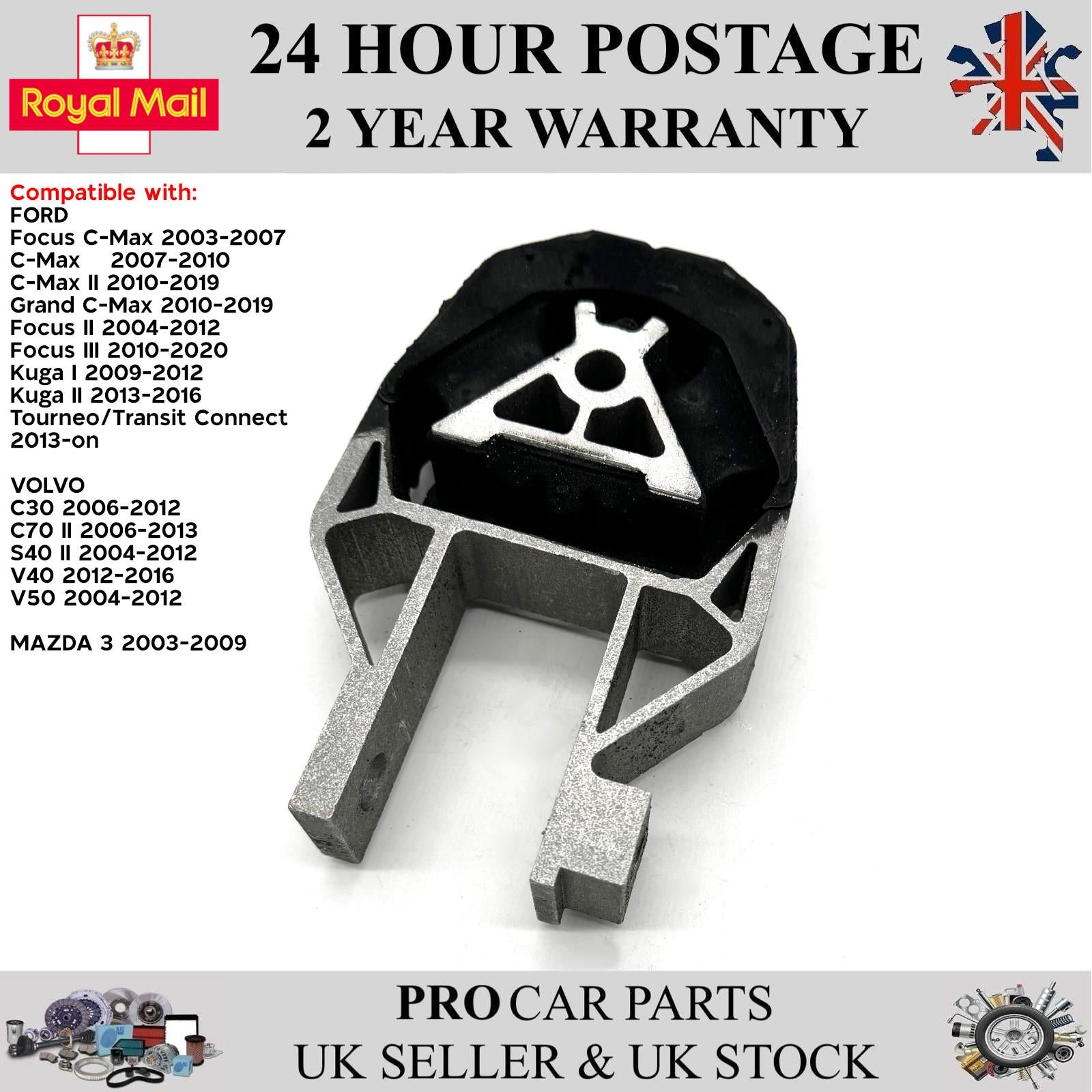Gearbox Engine Mounting Rear For FORD Focus C Max Kuga Connect VOLVO C30 C70 S40 V40 V50 MAZDA 3 AV616P082AB 1533046