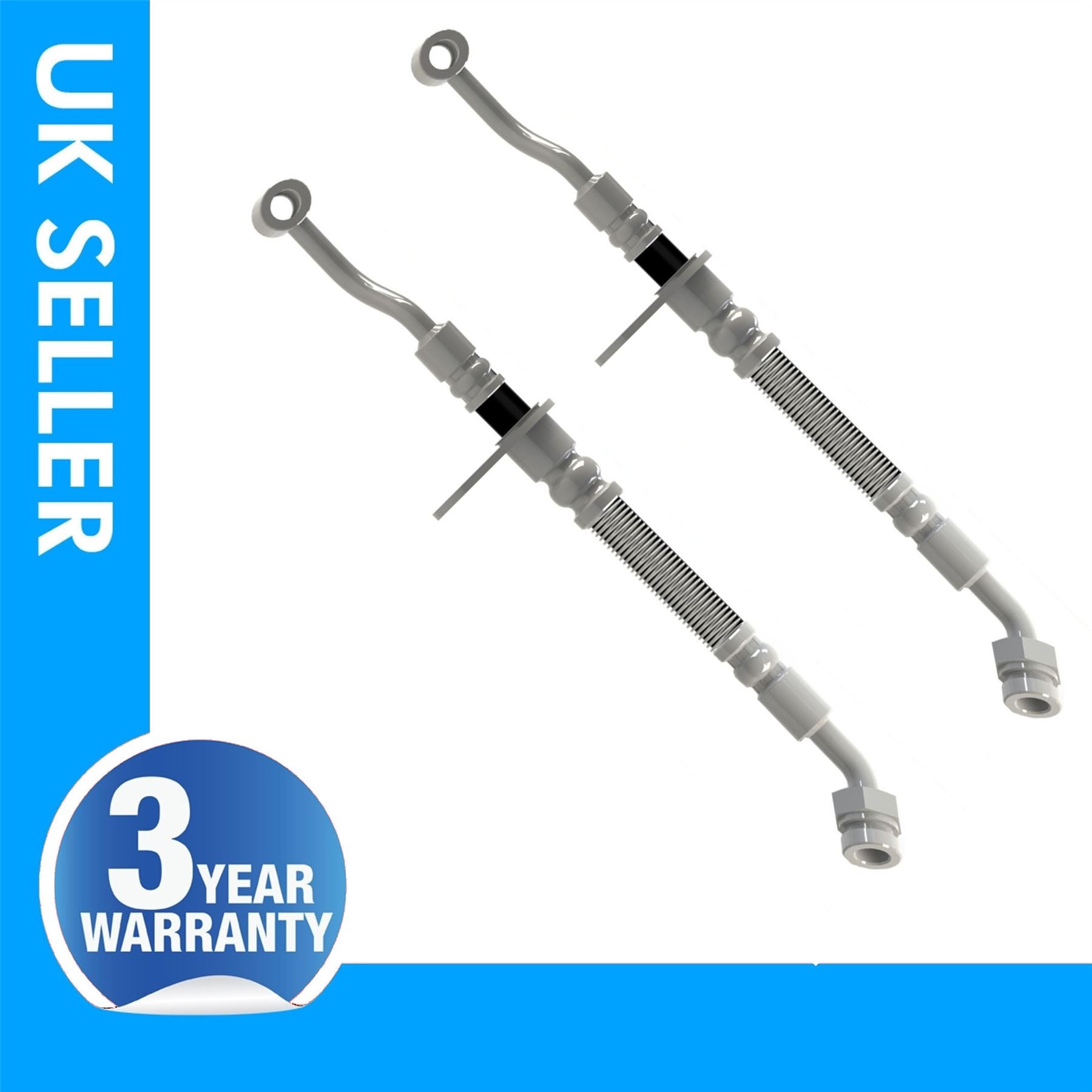 2 X Front Brake Hose Pipe For HYUNDAI Accent 58731-1E000