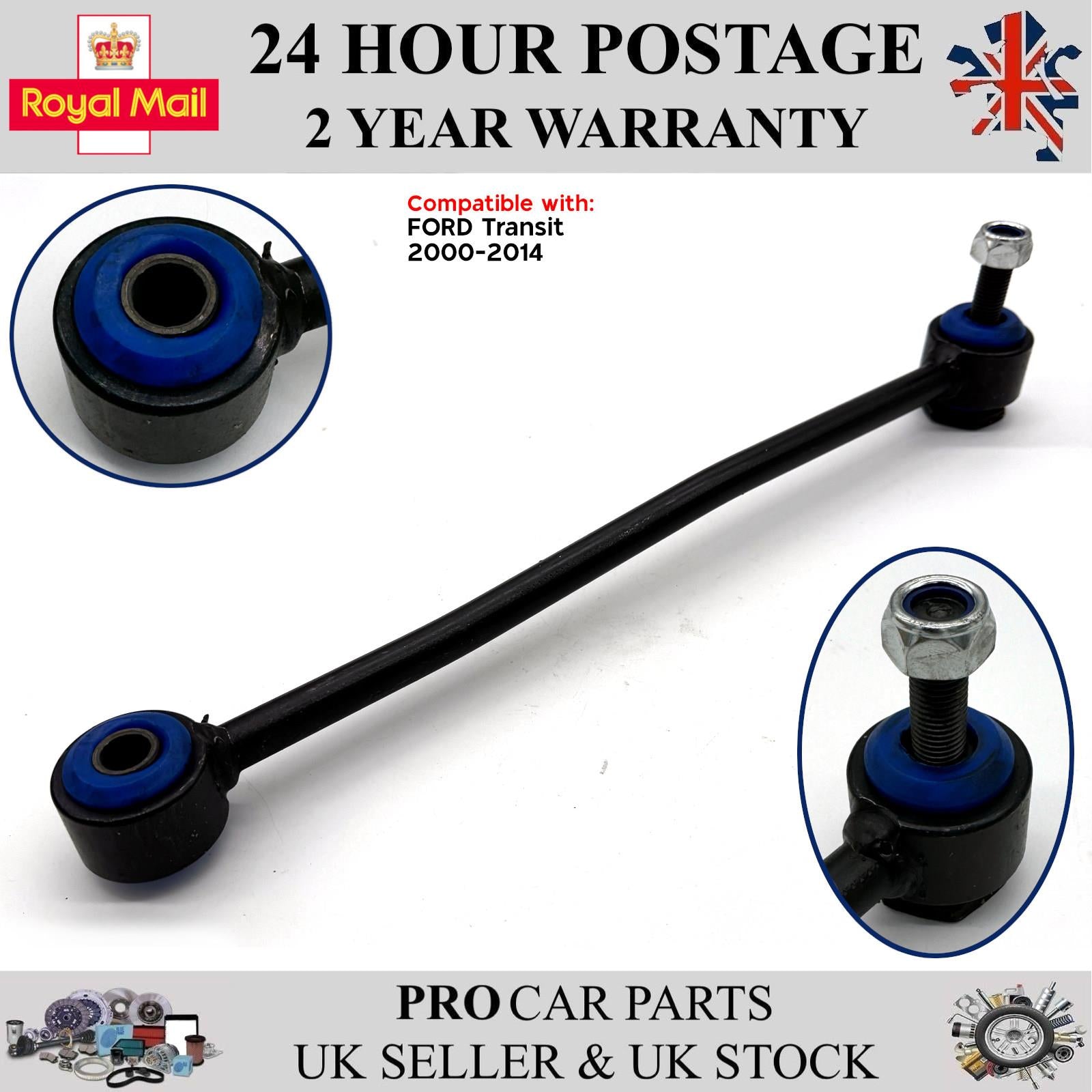 Stabilizer Link Coupling Rod Rear Fits FORD Transit 2000 - 2014 YC155C486AE