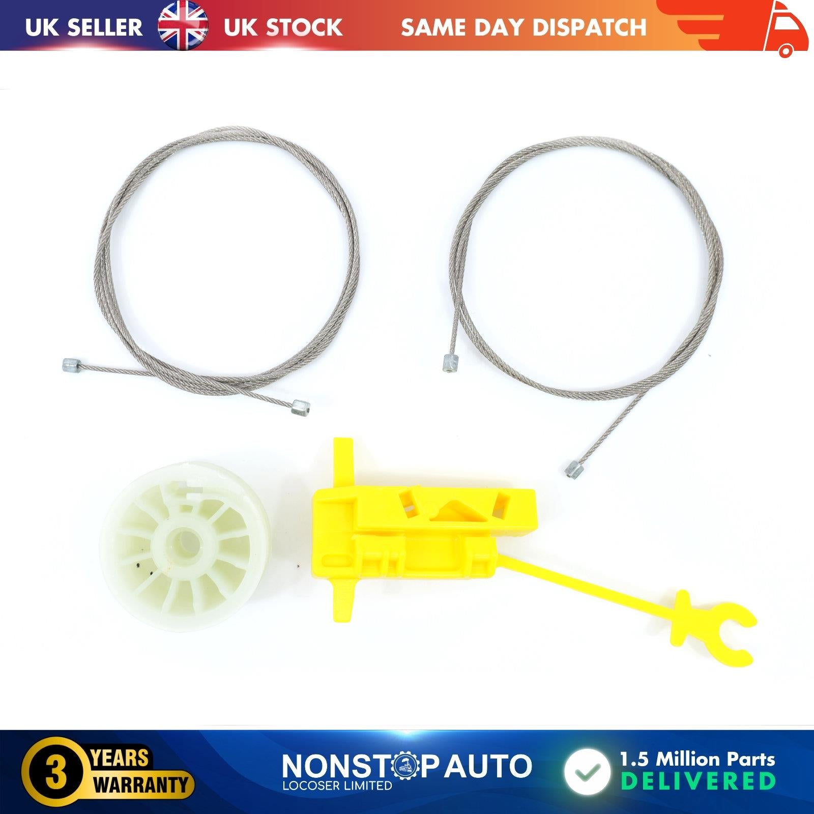 WINDOW REGULATOR REPAIR KIT FRONT LEFT RENAULT TRAFIC VAUXHALL VIVARO NISSAN PRIMASTAR