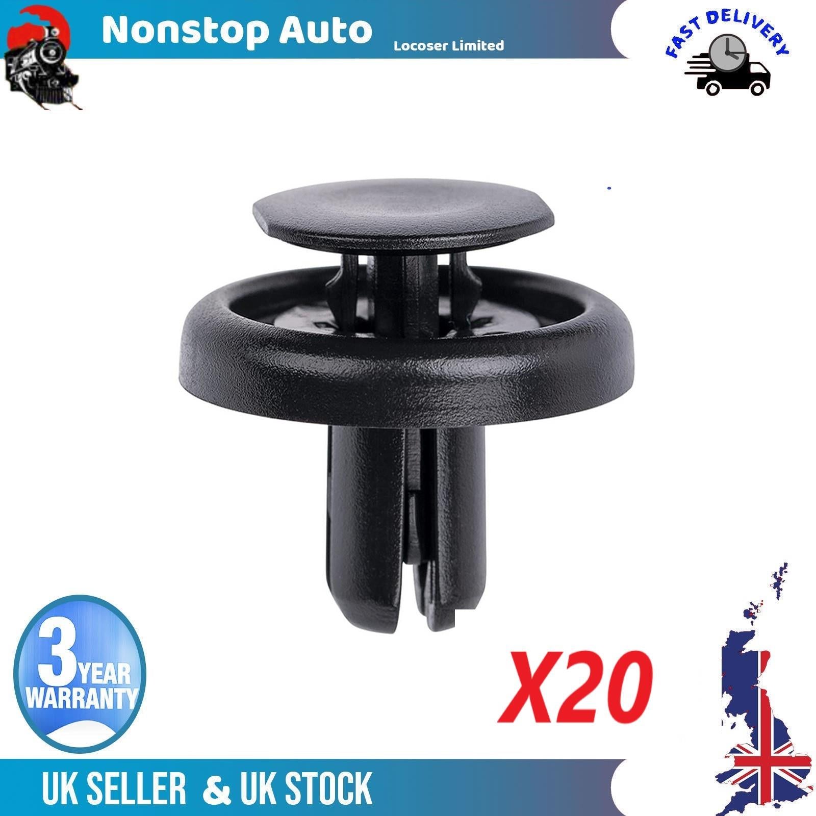 20X Bumper Wheel Arch Inner Lining Splashguard Clips For LEXUS  CT GS ES IS