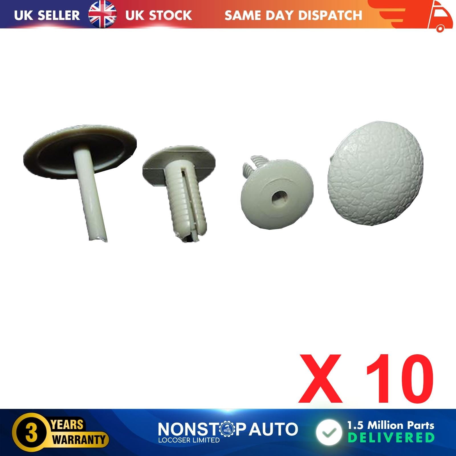 10 X Roof Trim Retainer Clips For MERCEDES