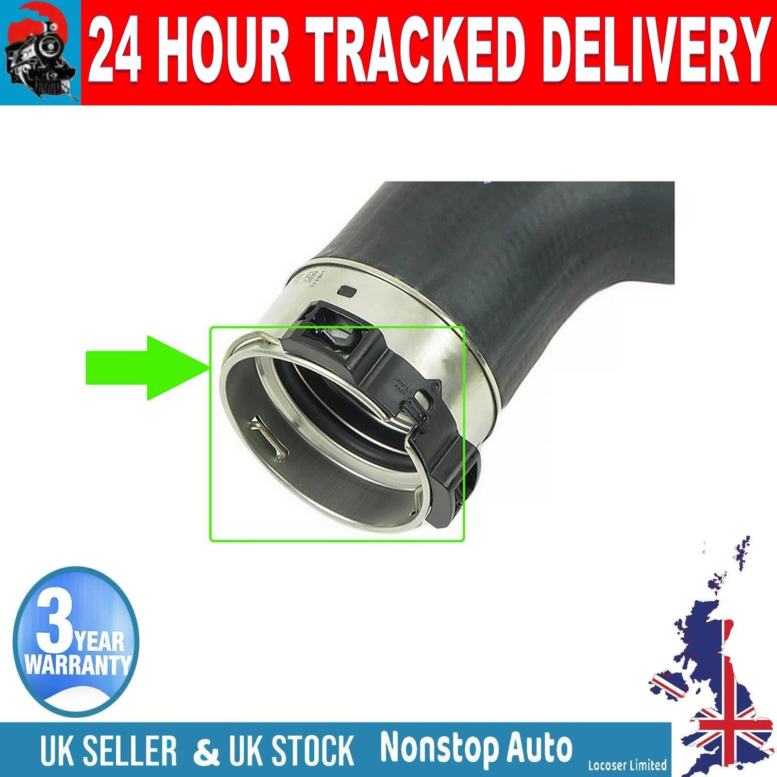 TURBO INTERCOOLER HOSE PIPE FOR RENAULT TRAFIC III OPEL VIVARO 1.6 D  93451667