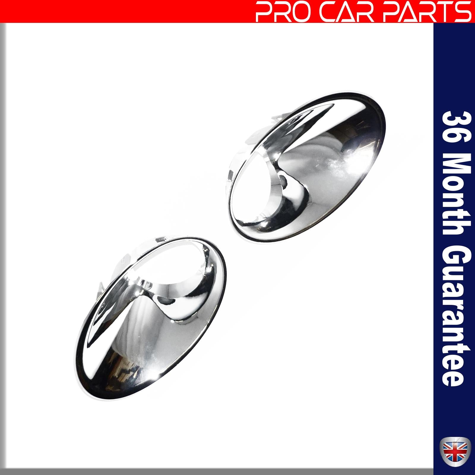 Renault Megane III  front fog light frame trim panel chrome left&right