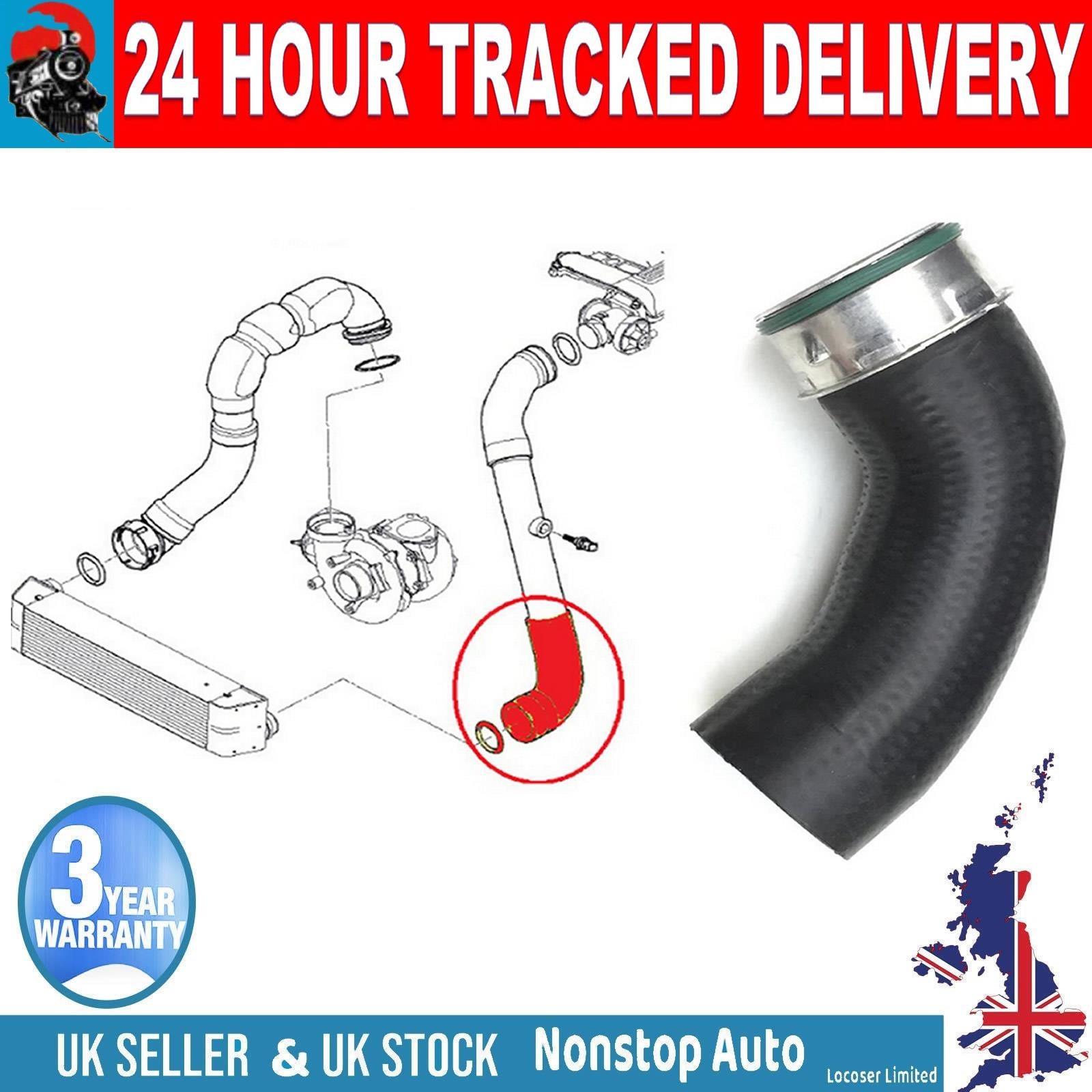 TURBO INTERCOOLER  HOSE PIPE LARGE FOR  BMW  E46 330CD330D