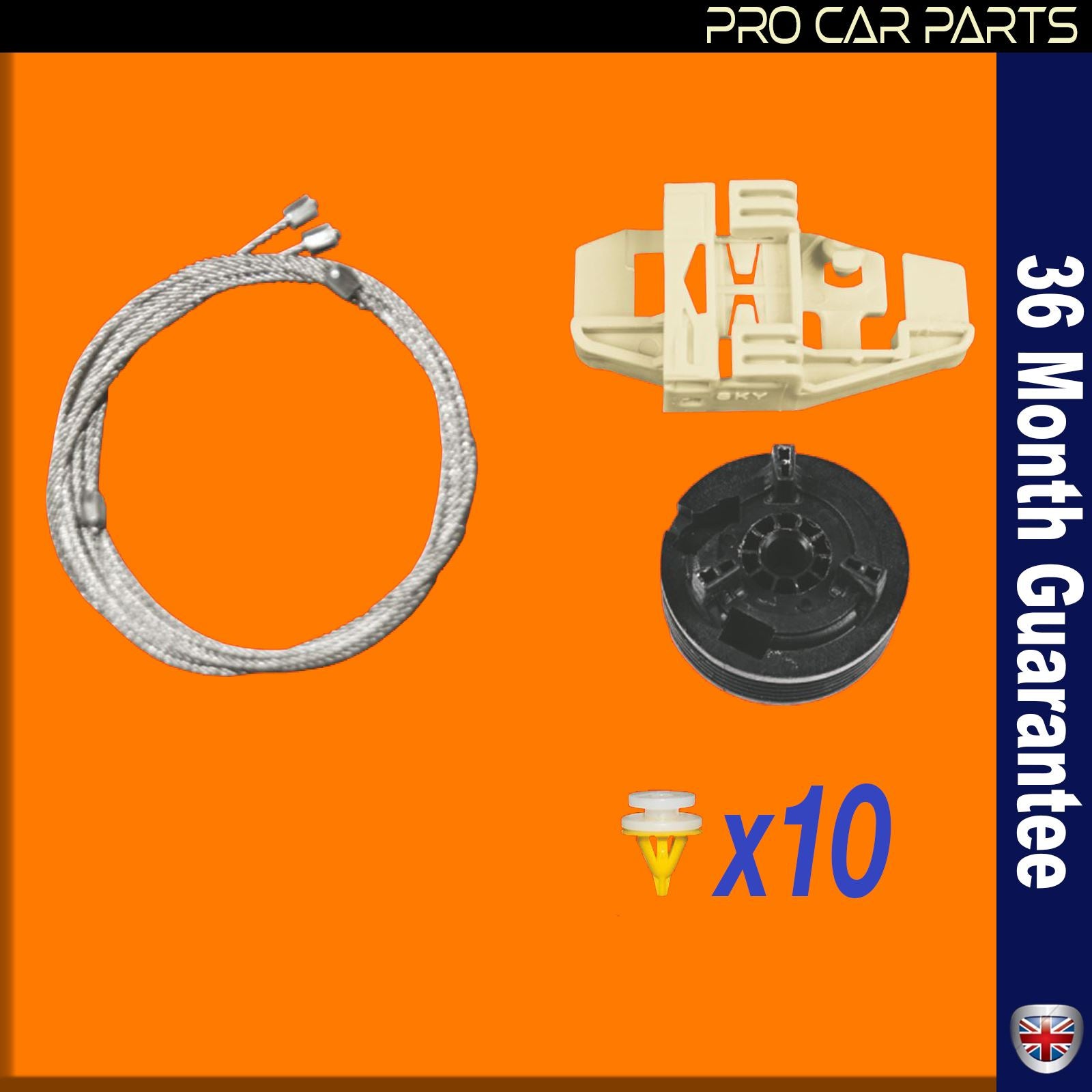 FOR RENAULT MODUS WINDOW REGULATOR REPAIR KIT FRONT RIGHT  HAND SIDE