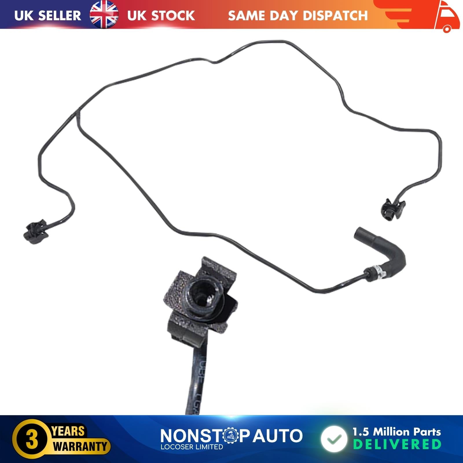 Radiator Overflow Hose Fits Ford Focus MK3 Grand C MAX Kuga F1F18C012DE 2025971