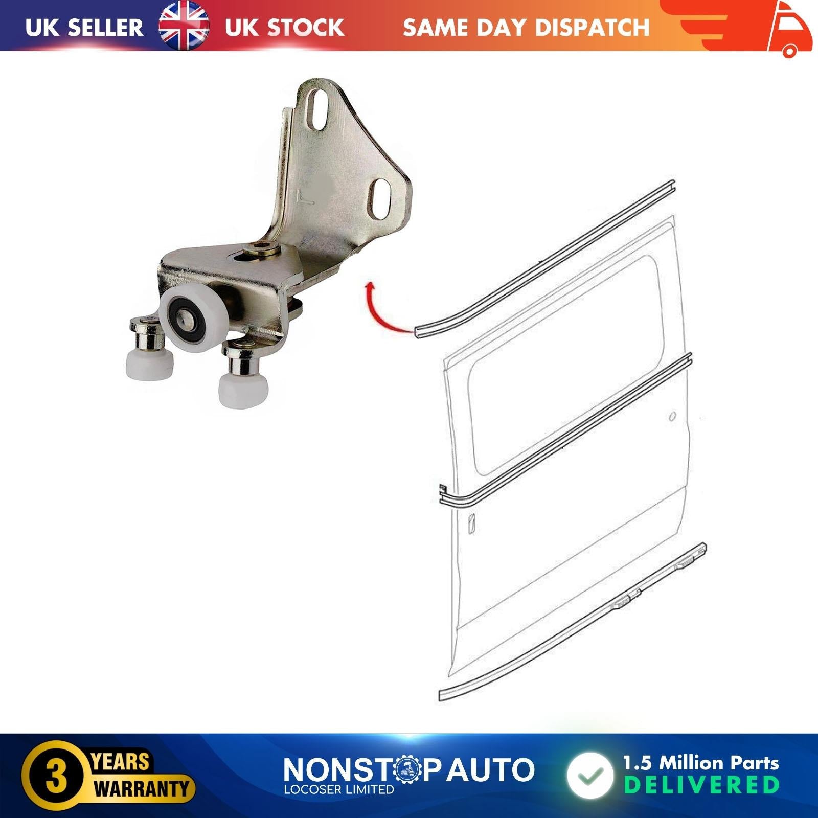 Sliding Door Roller Guide Hinge Top Left For VW LT MK2 9017600917