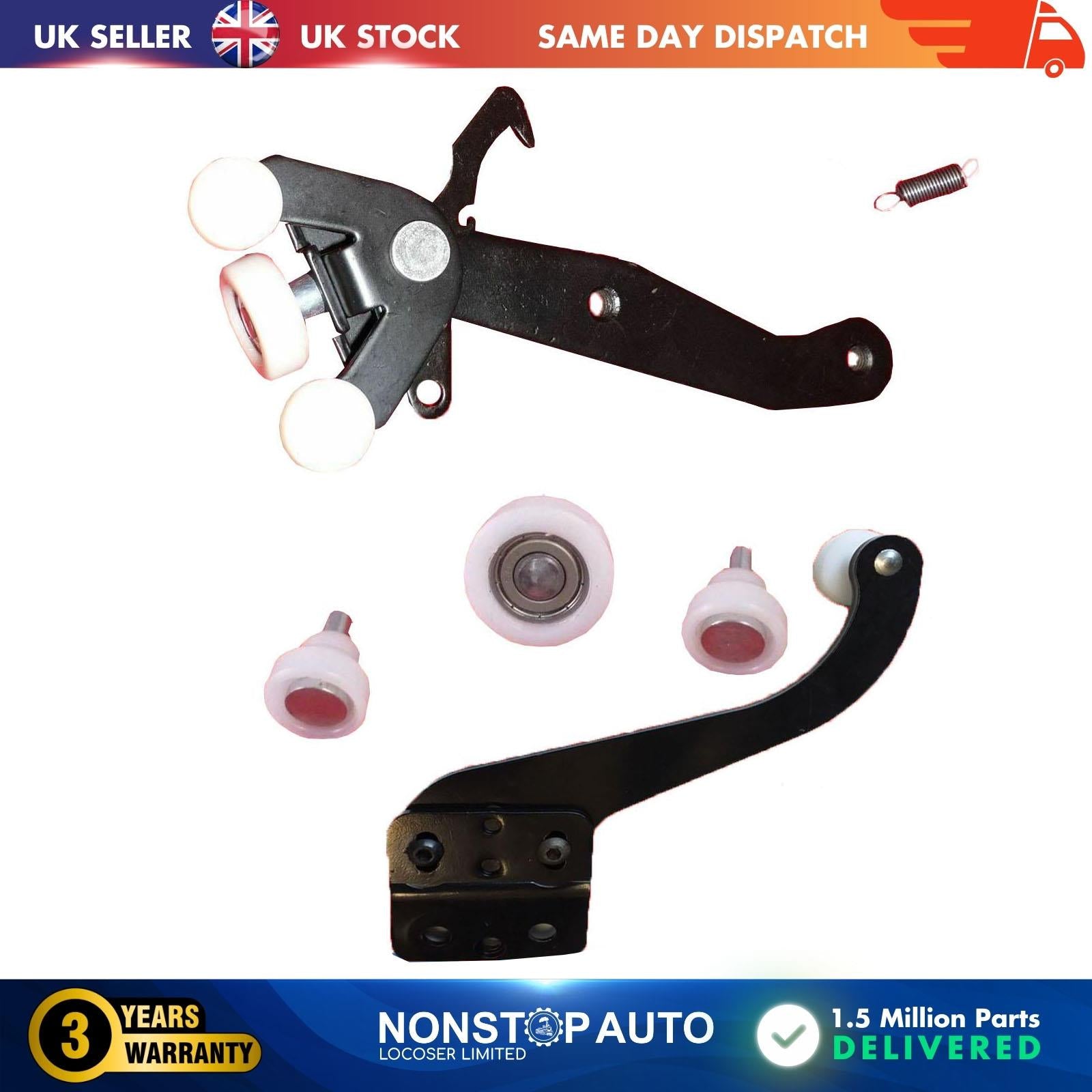 Sliding Door Roller Guide Hinge Top Bottom Middle Left Side Fits VW Transporter T5 Multivan V 7H0843397AA