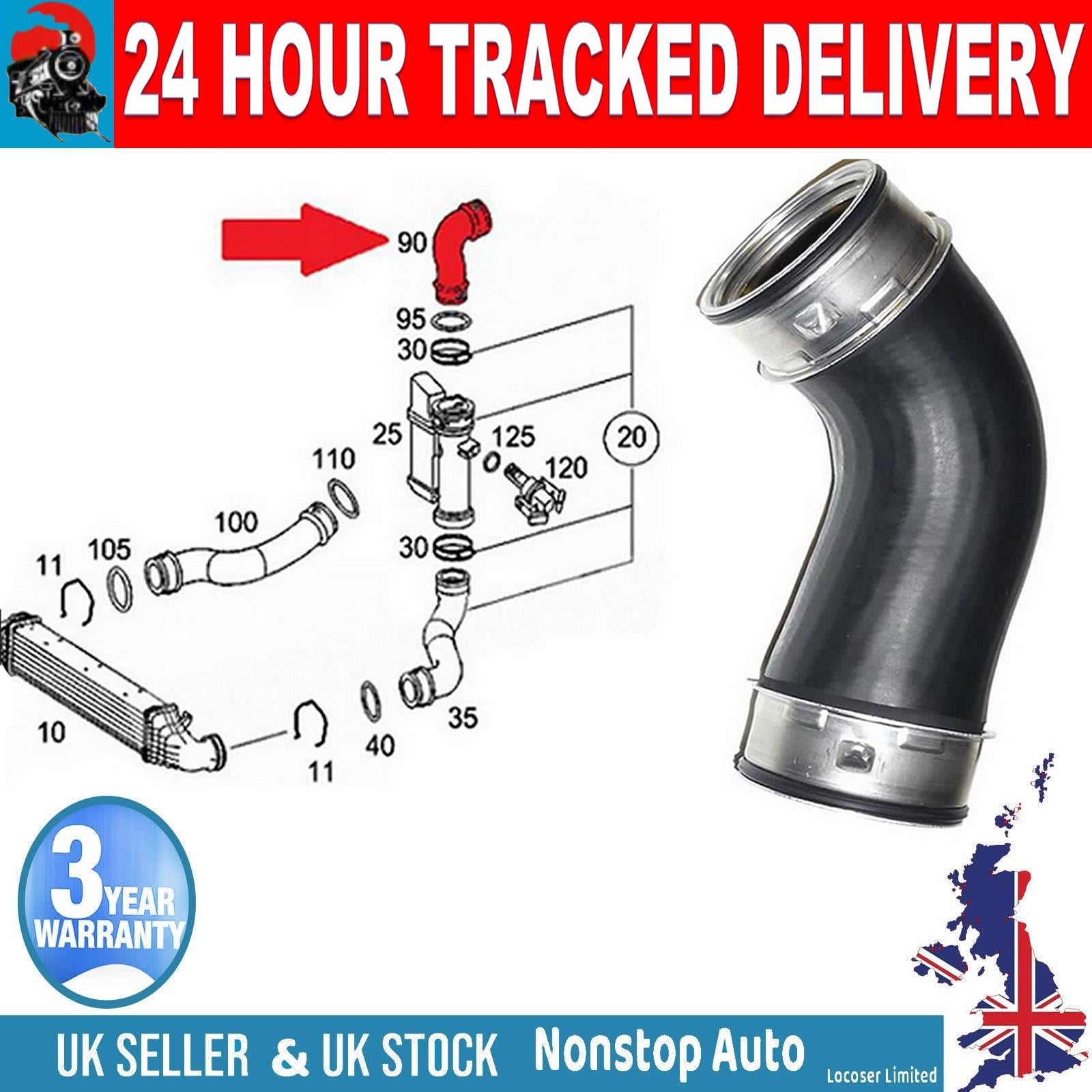 TURBO INTERCOOLER TURBO HOSE PIPE FOR MERCEDES S211-W211 E220 CDI  2115284782