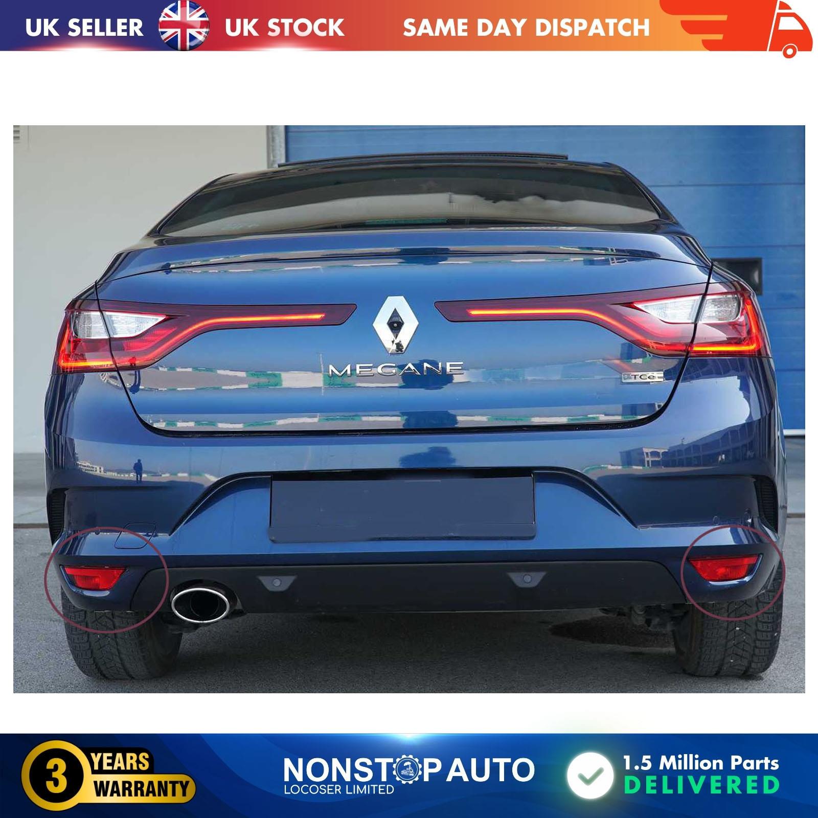 2X Rear Fog Light  Fits Renault Megane Mk4 Sedan 265808906R,265855907R