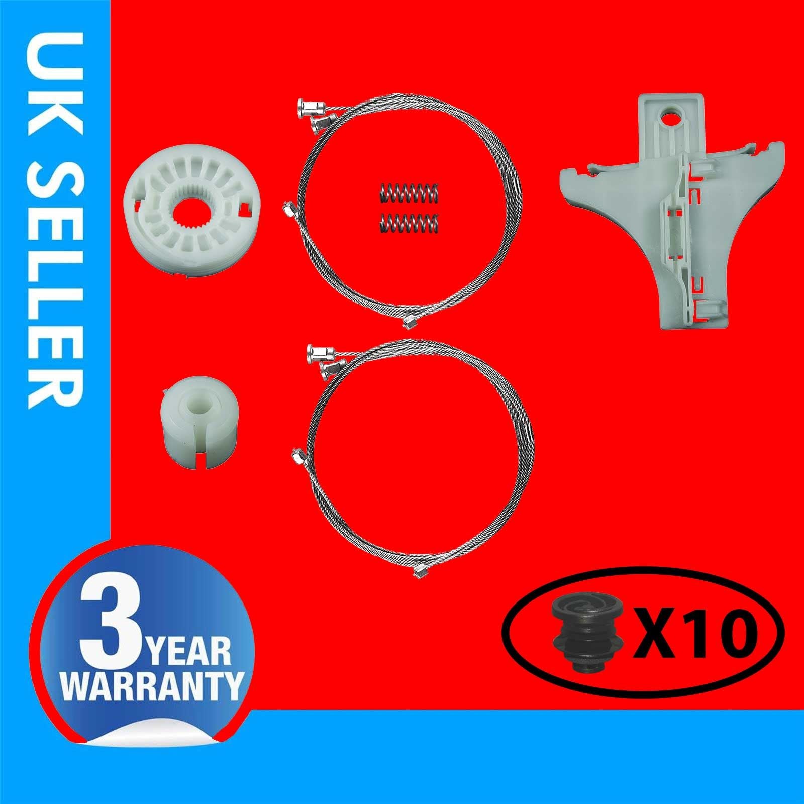 VOLKSWAGEN GOLF MK4 & BORA WINDOW REGULATOR REPAIR KIT FRONT LEFT