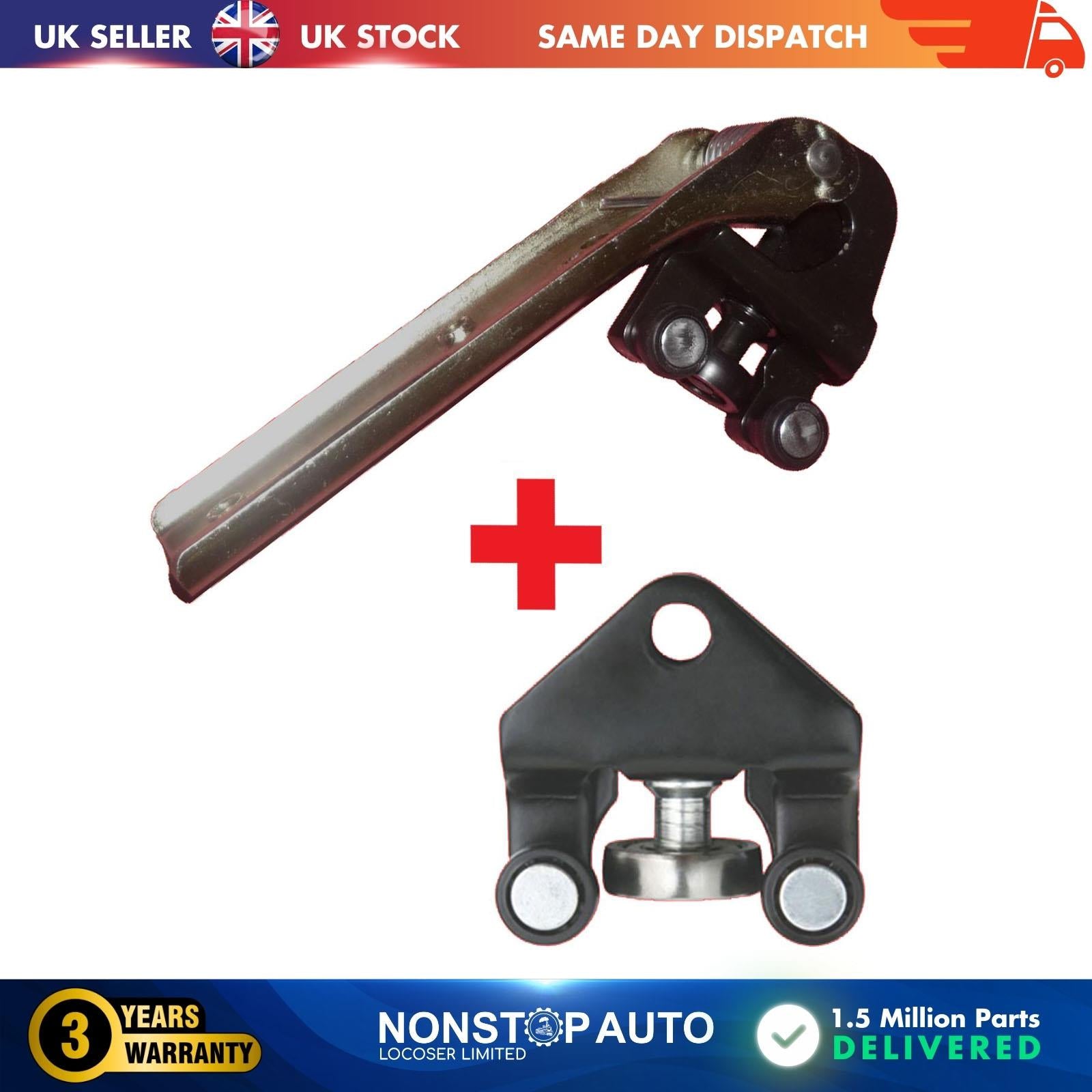 2X Sliding Door Roller Guide Hinge Middle and Bottom Right For NISSAN Interstar
