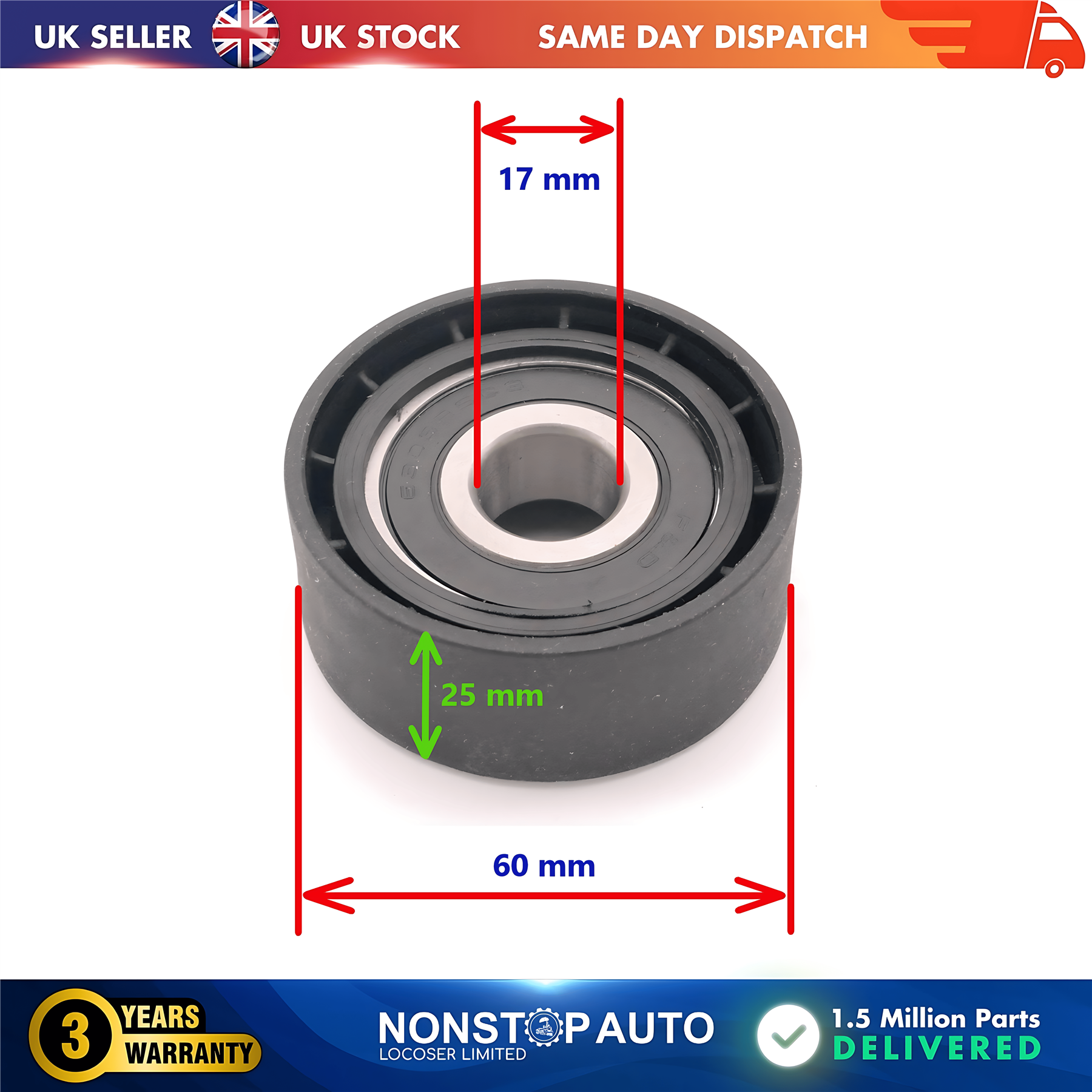 Fan Belt Tensioner Pulley V Ribbed Belt Idler For CITROEN Berlingo Nemo Xsara Jumpy I FIAT Fiorino Qubo Scudo PEUGEOT 206 306 Bipper Partner Expert 9637024080