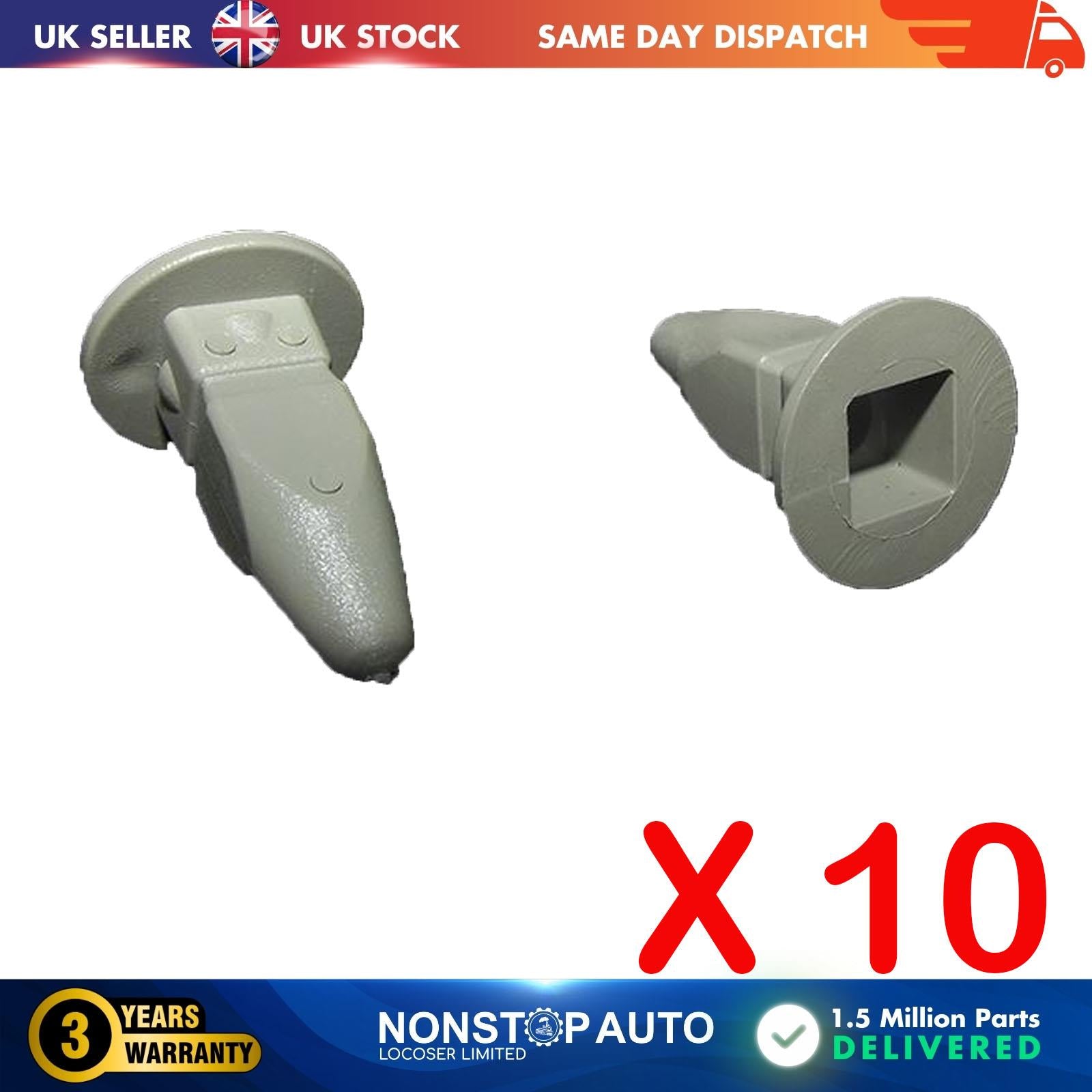 10X Plate Panel Retainer Clips For VW California T4 Golf III 357868143