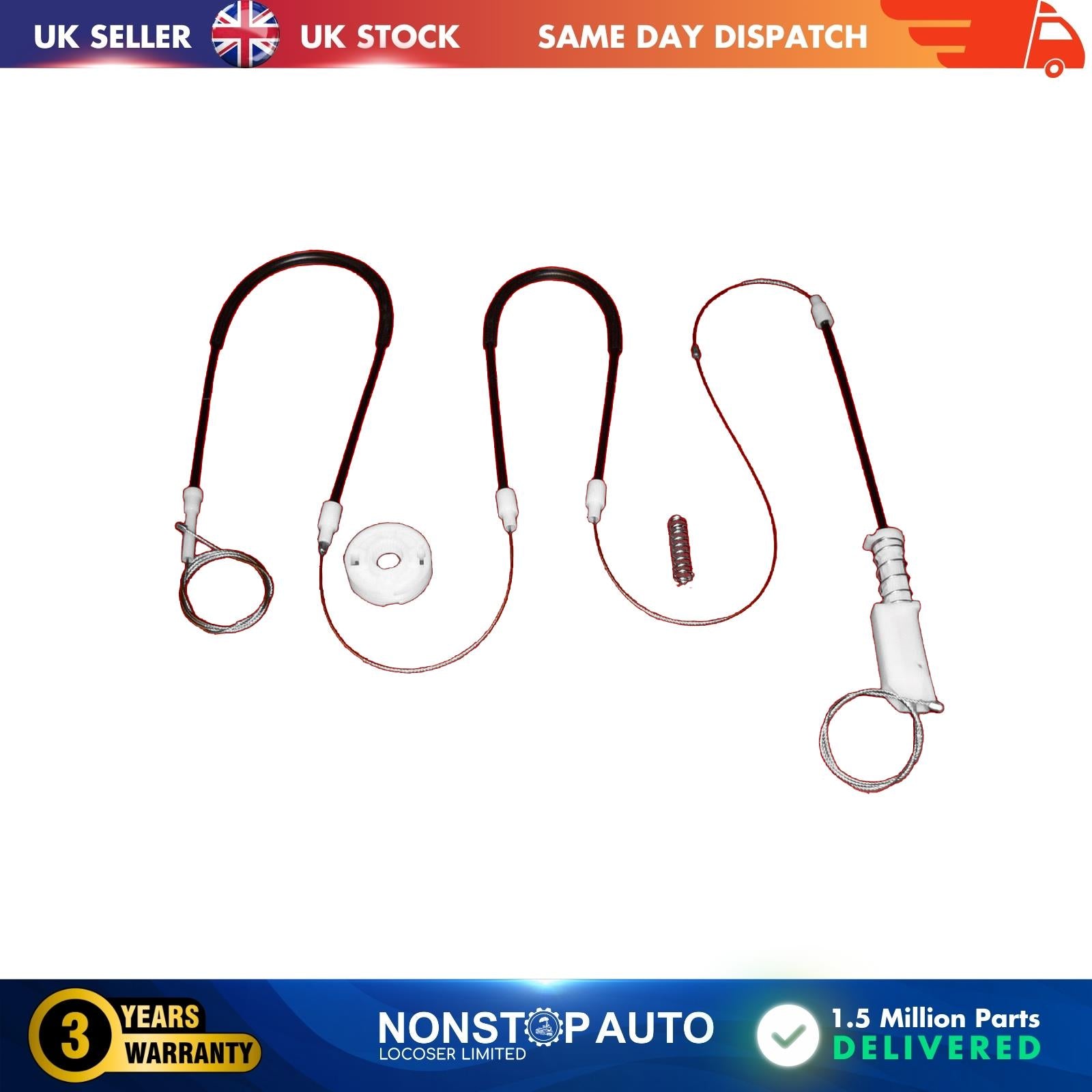 Window Winder Regulator Repair Kit Front Right Fits PORSCHE Boxter 987 Cayman