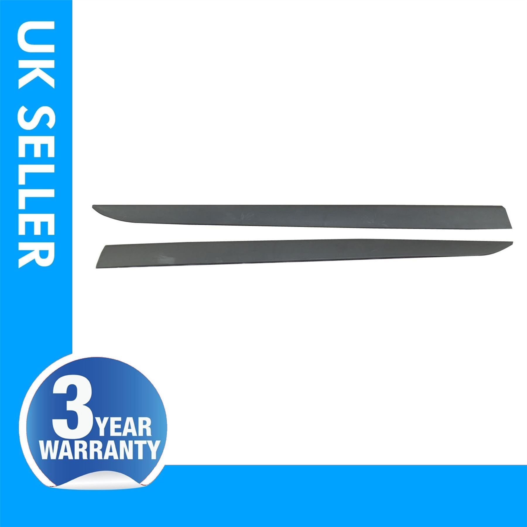 2 X Front Door Panel Moulding Strap Paintable Side Vauxhall Opel Corsa D 5172435