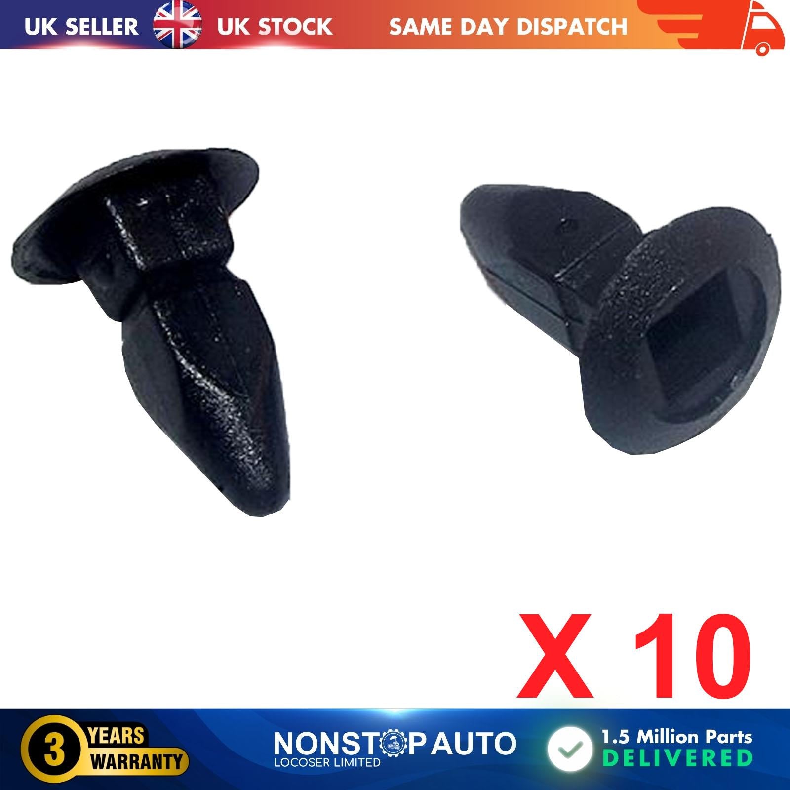 10X Bumper Wheel Arch Cover Retainer Clips For VW Bora Golf III IV VI Lupo