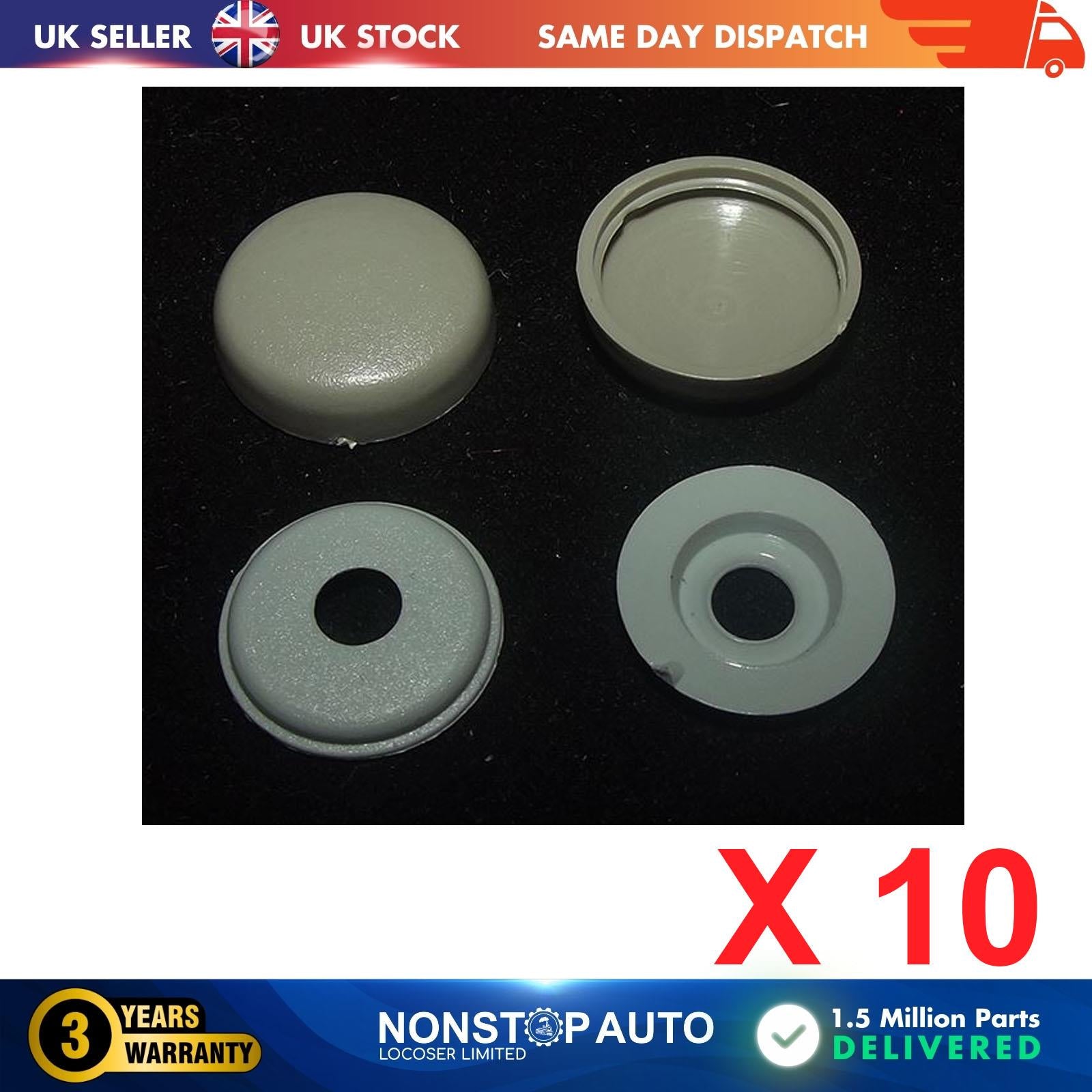 10X UNIVERSAL Screw Cover Clips TAYF GR 0263