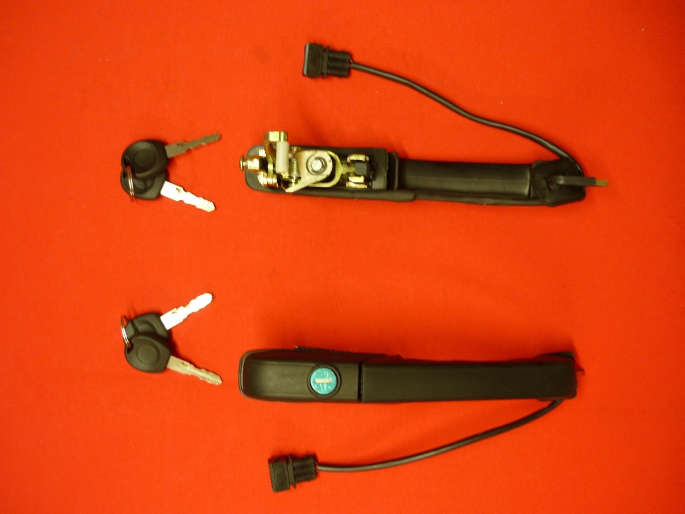 VW PASSAT door handle lock with 2 keys / front left 3A0 837 207 C