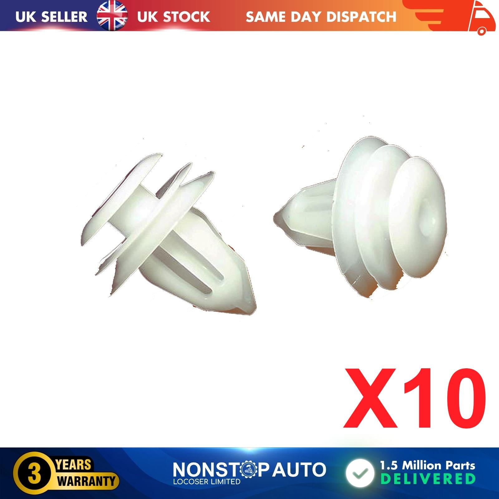 10 X FOR TOYOTA LEXUS Door Trim Panel Retainer Clips 90467-A0005