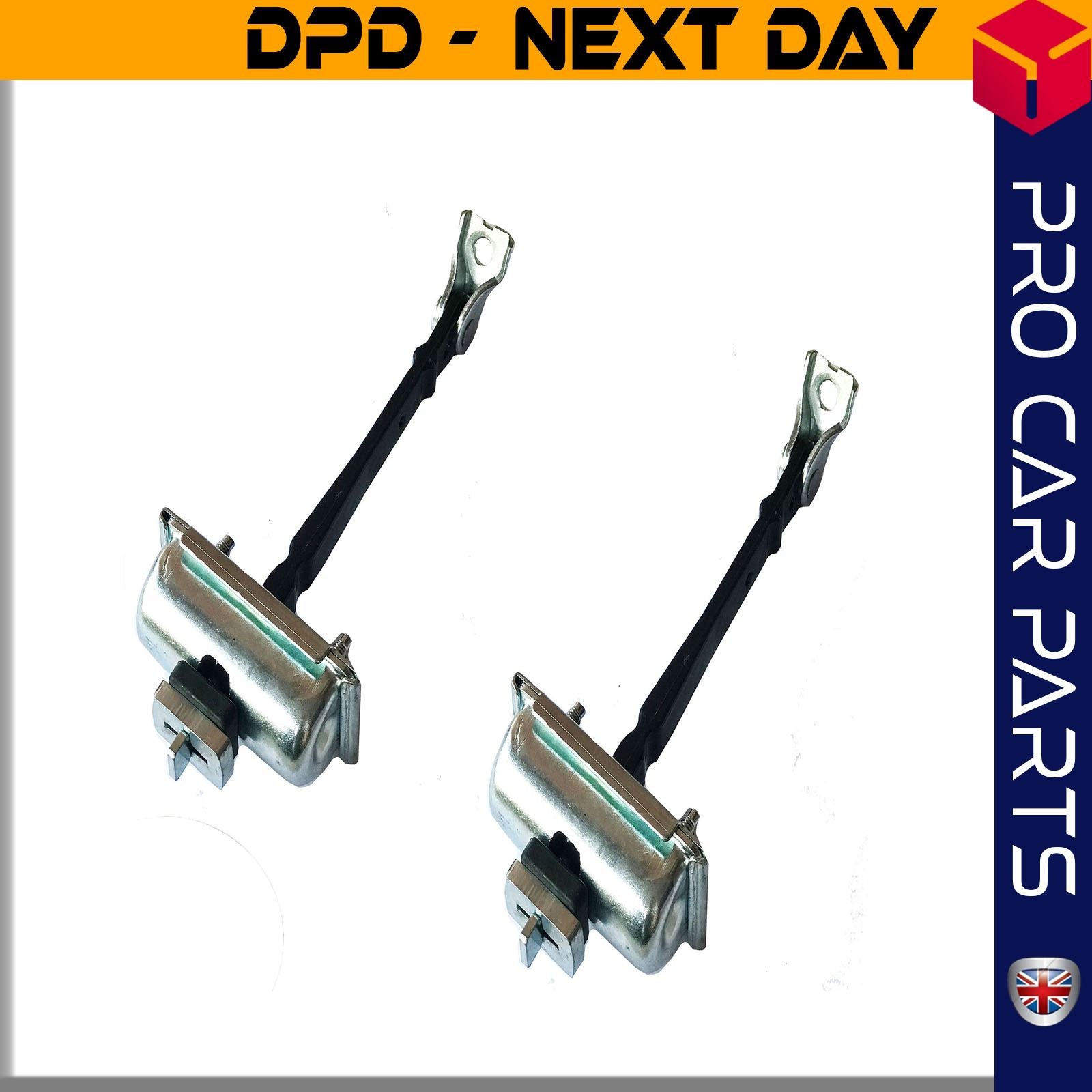 2 X Rear Door Hinge Stop Check Strap Limitery Right and Left Side Fits VAUXHALL Astra J 13270612