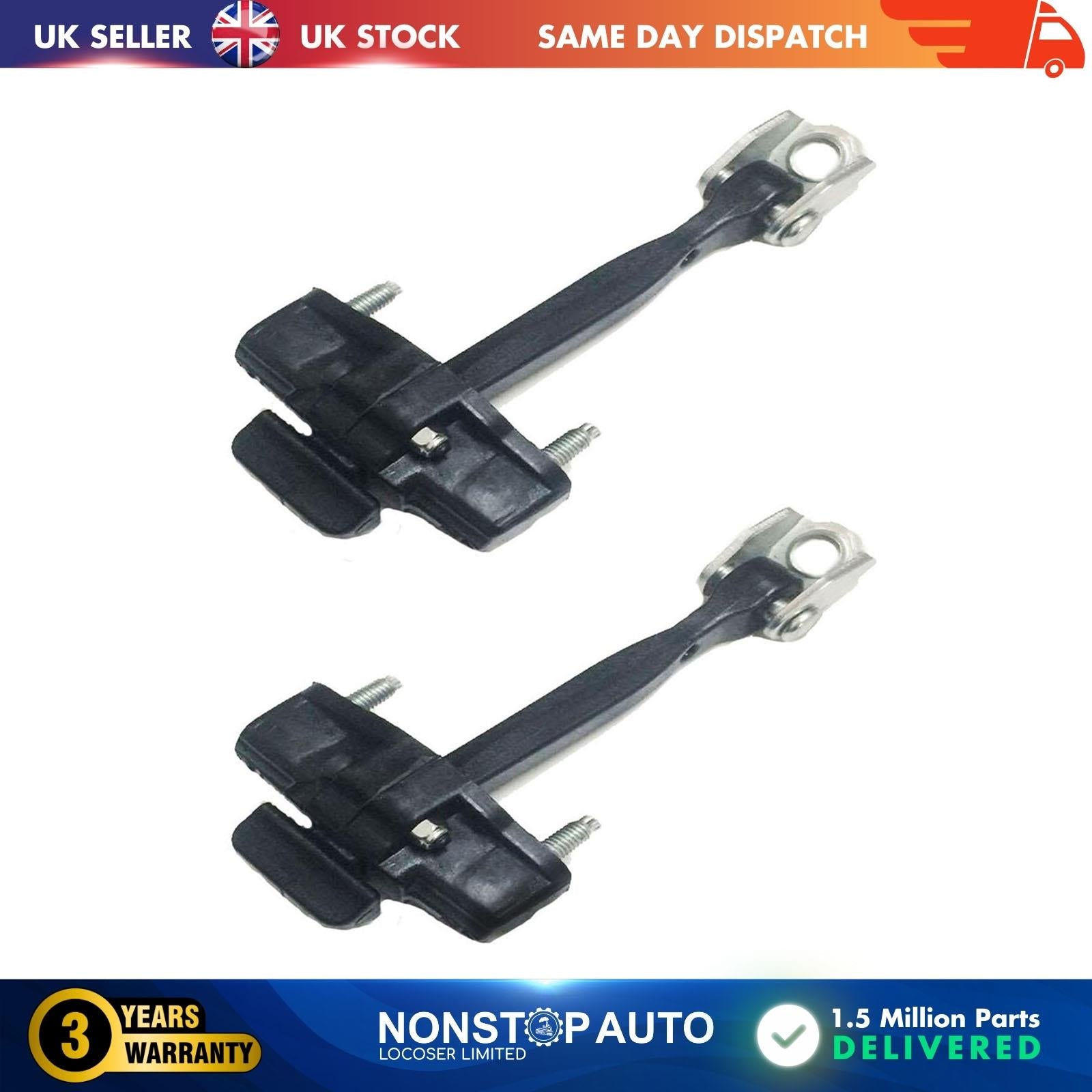 2 X Front Door Hinge Stop Check Strap Limitery Right and Left Side Fits FIAT 500L 51883508