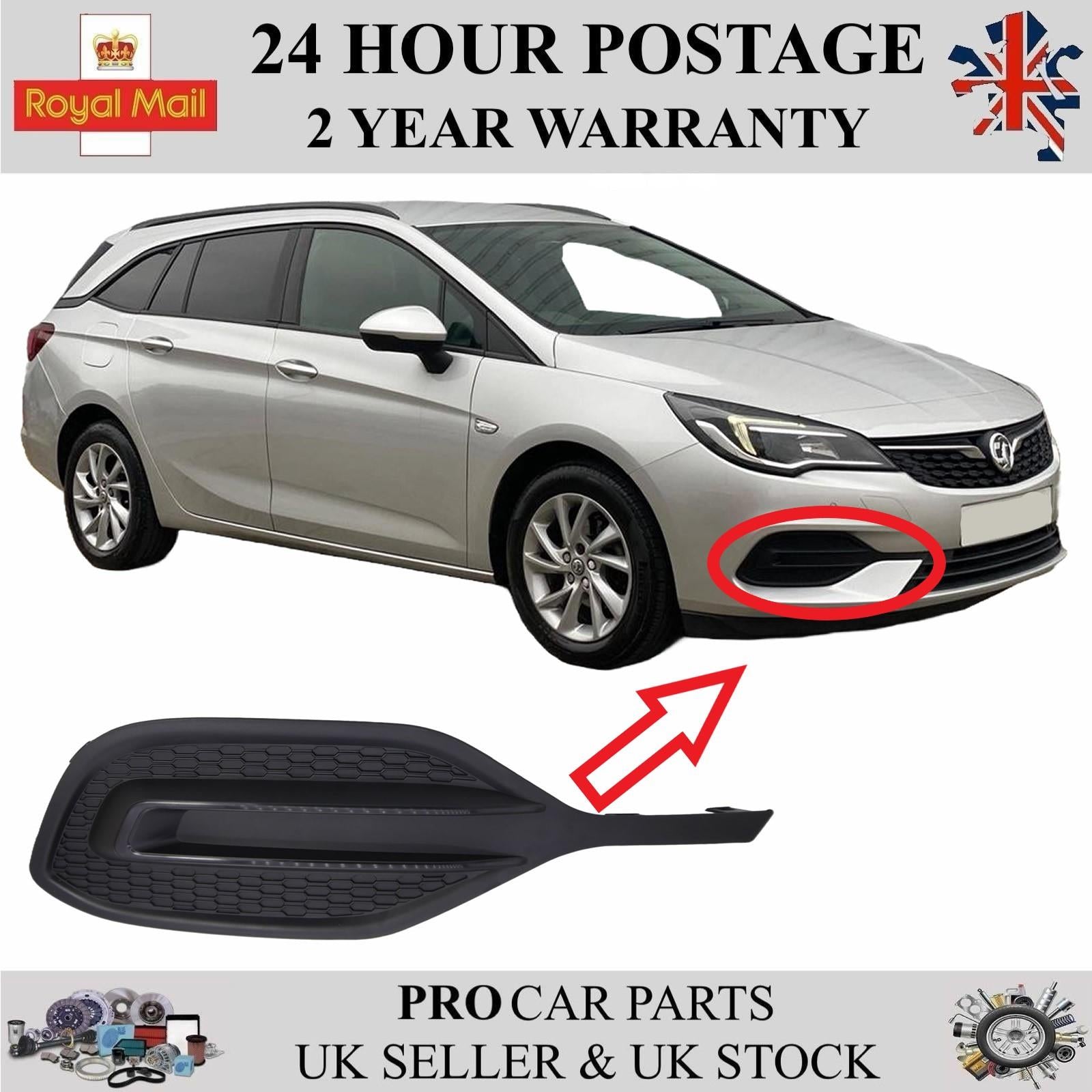 Fog Light Grill Front Right For VAUXHALL Astra K 2019-2022 39163605