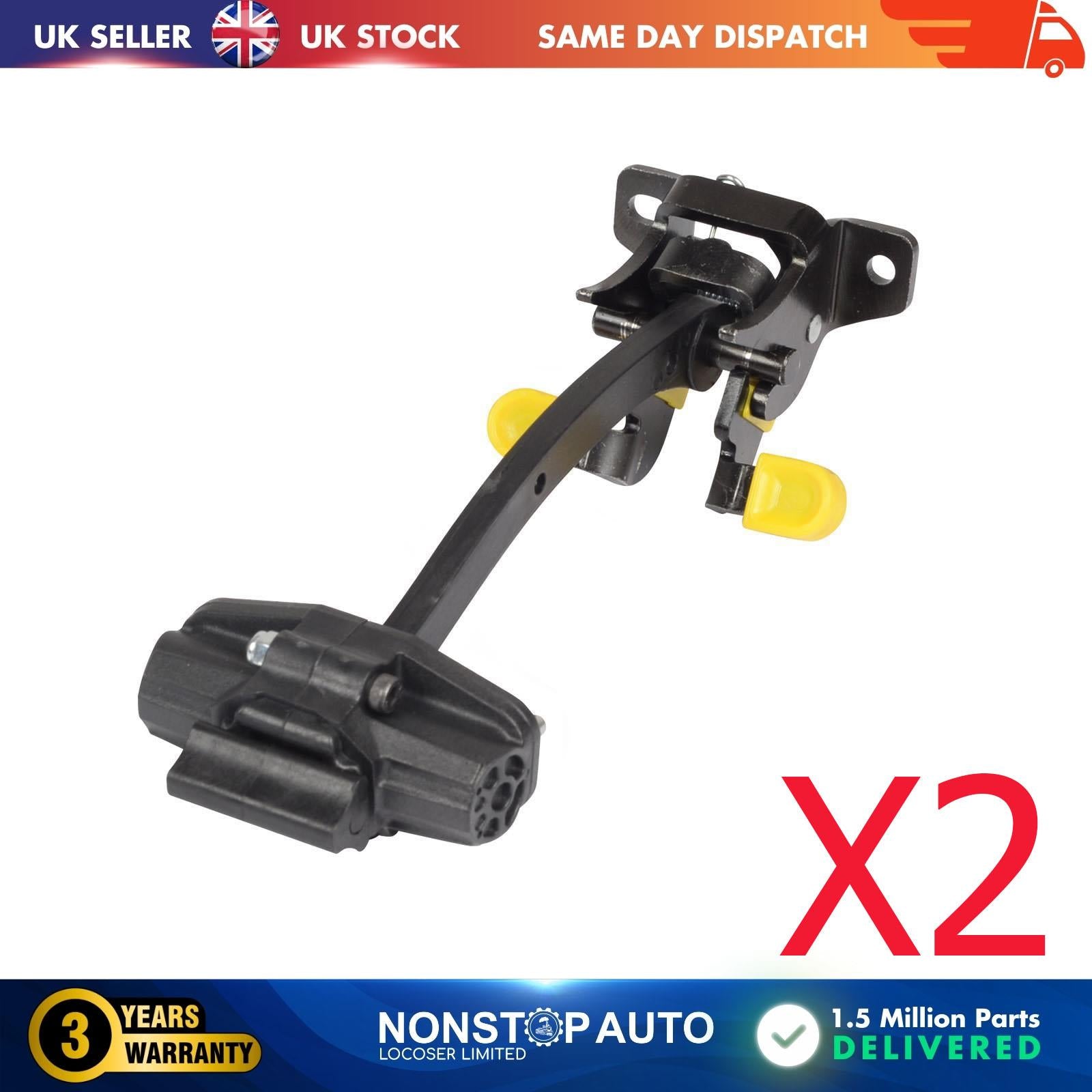 2X Door Catch Trunk Door Hinge Rear Left and Right For FIAT Fiorino Qubo 9035AQ