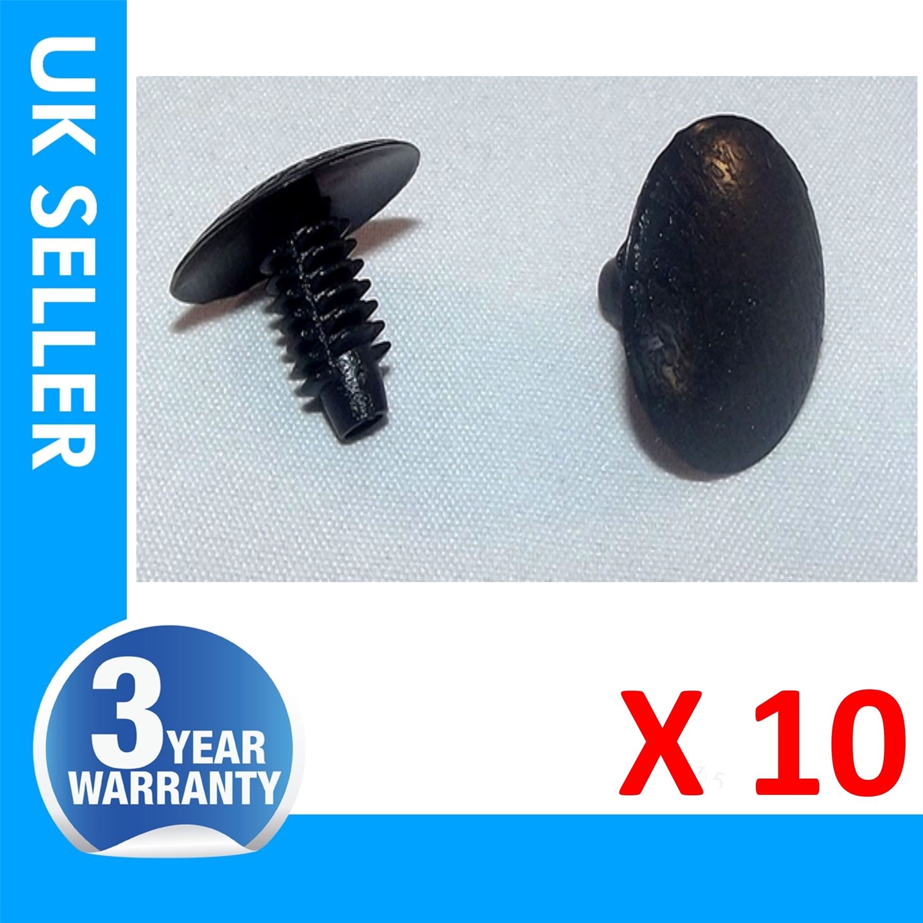 RENAULT PEUGEOT FIAT RADIATOR PANEL TRIM RETAINER CLIPS X10