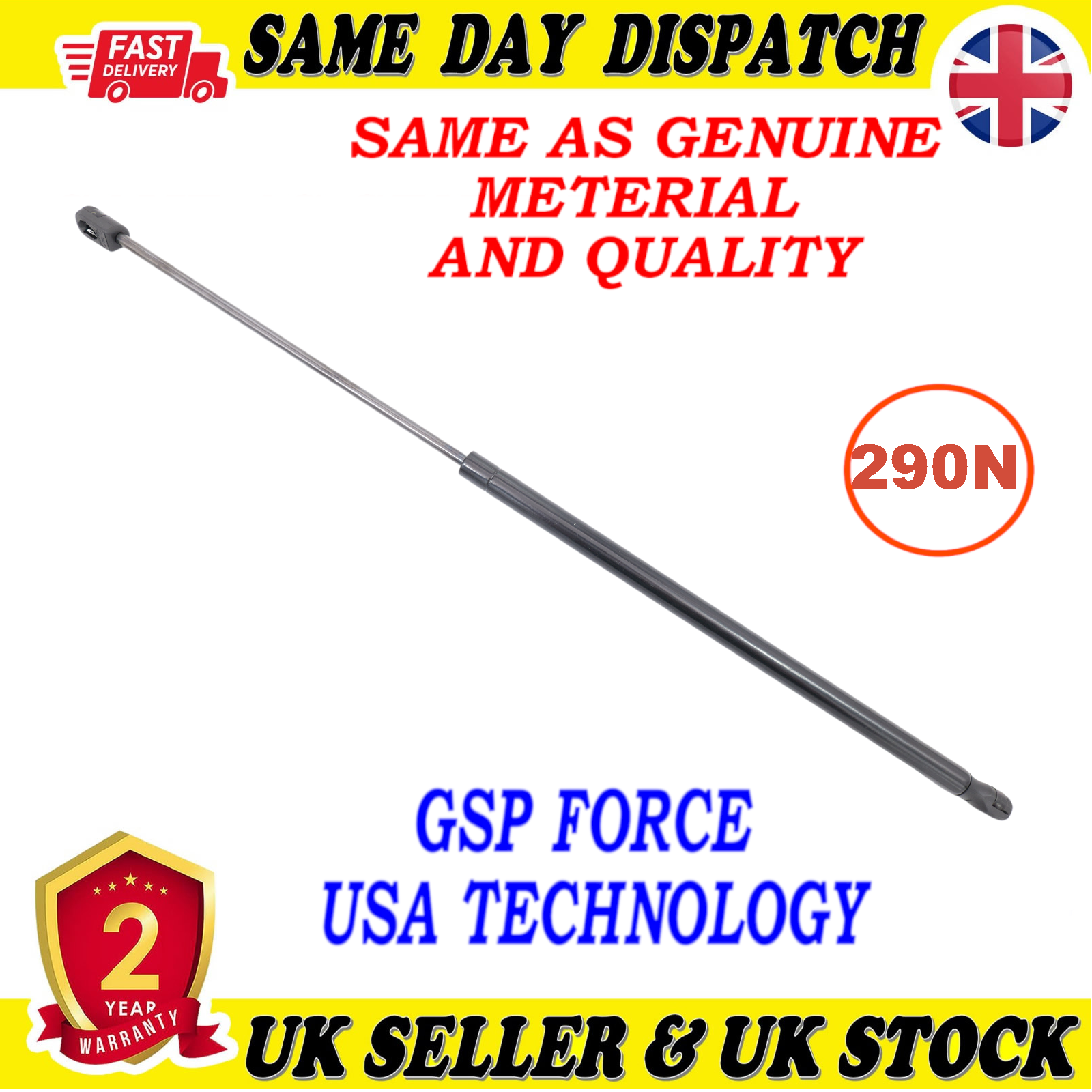 TAILGATE BOOT GAS STRUTS 290 Newton FOR RENAULT MEGANE III  904510002R