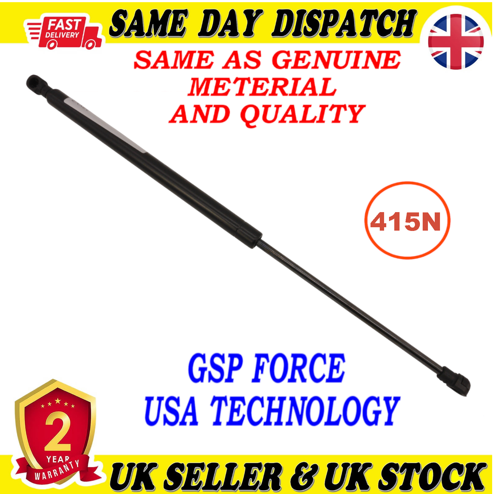 TAILGATE BOOT GAS STRUTS 415 Newton FOR HYUNDAI SONATA IV 811613D000