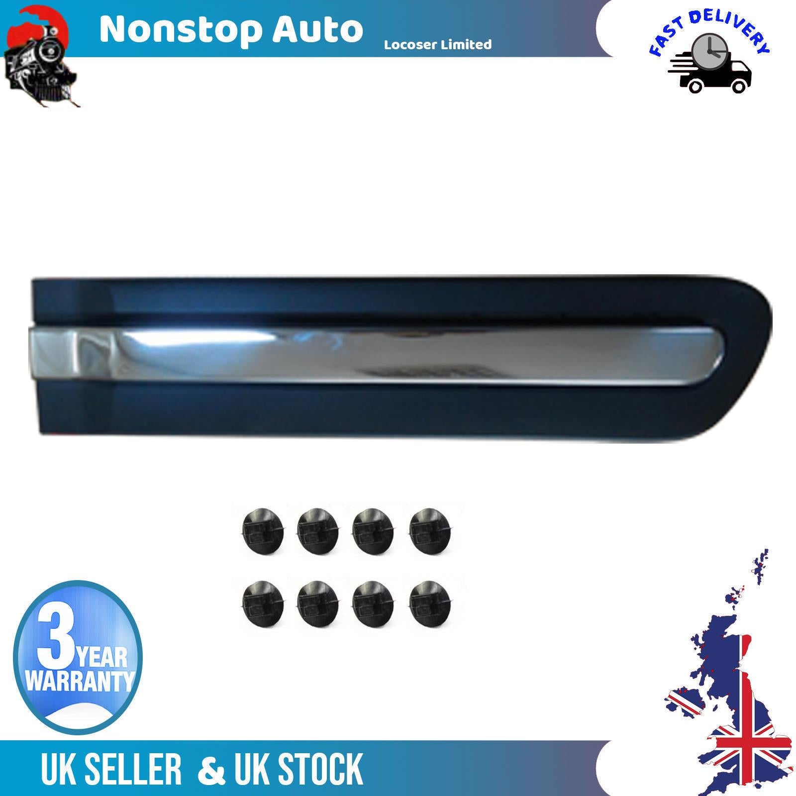 Door moulding Protective Trim Chrome Rear Left For FIAT  500L 735558456