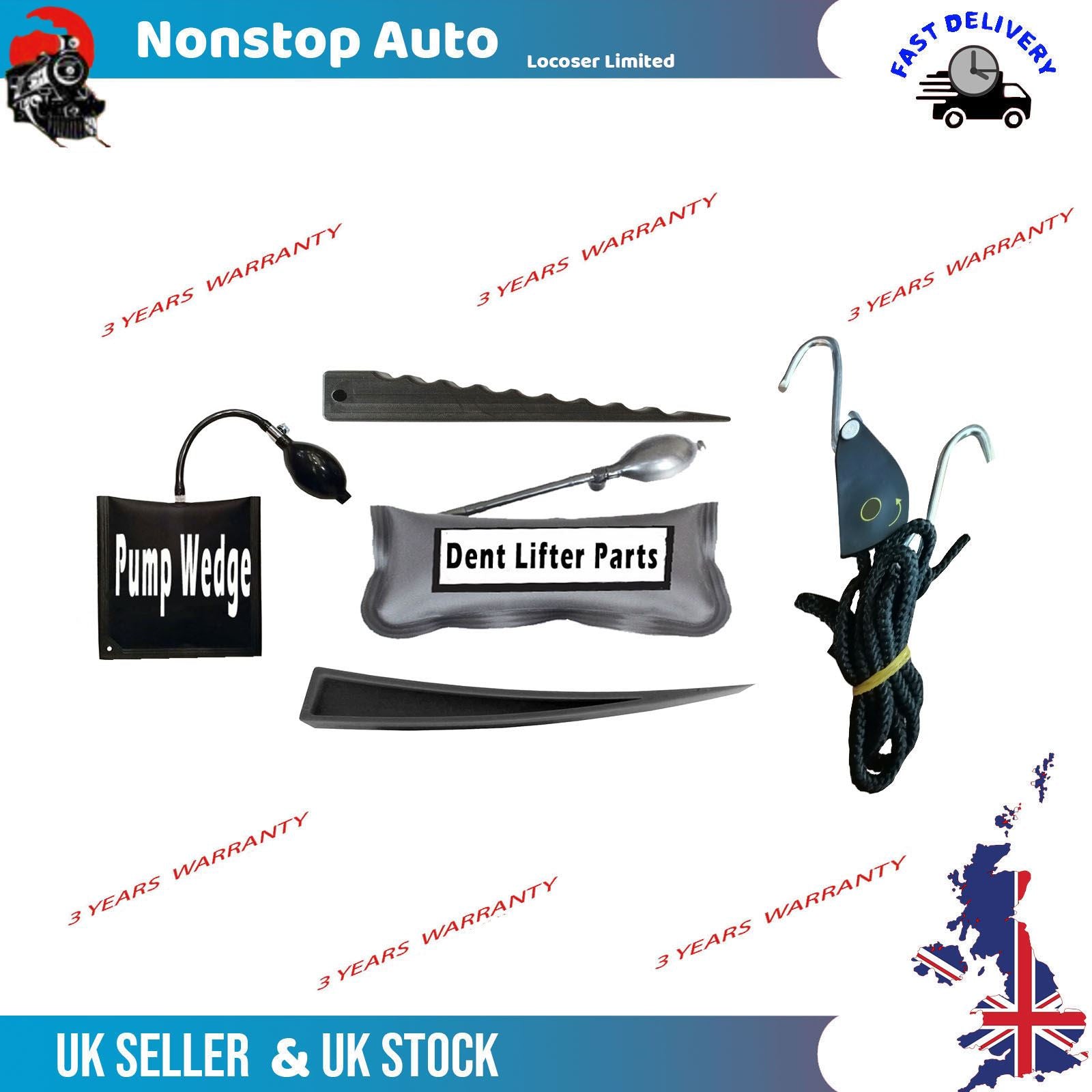 Car Pump Wedge Alignment Inflatable Pad Air Bag Door Gap Expansion Open Tool