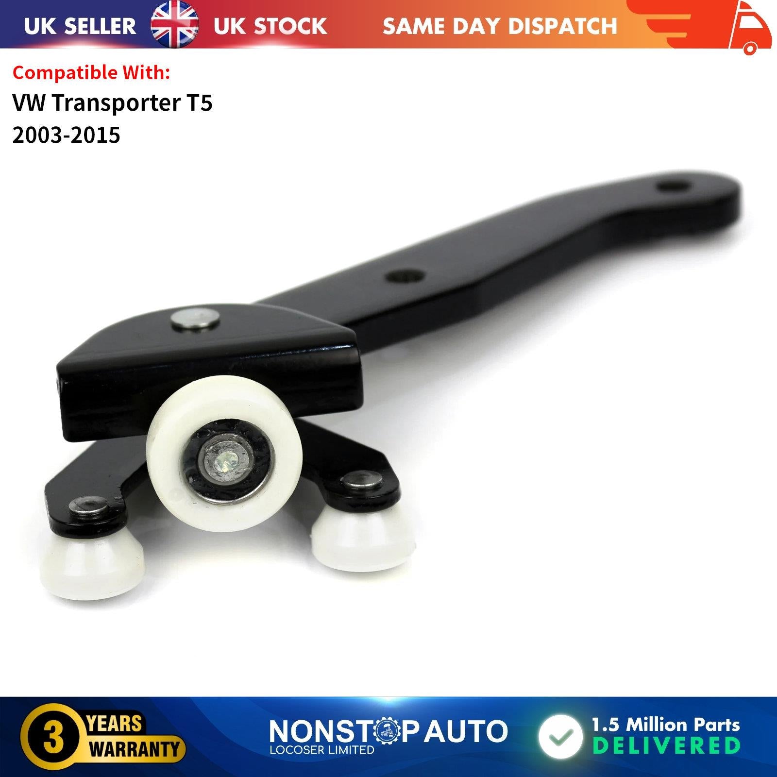 Sliding Door Roller Guide Hinge Bottom Left Fits VW Transporter T5 Multivan V 7H0843397AA