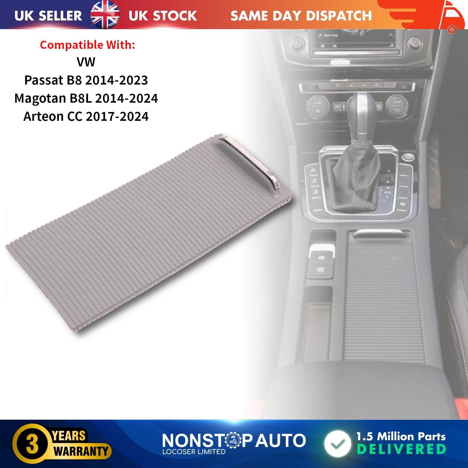 Center Console Cup Holder Roller Cover Grey For VW Passat B8 Arteon 3G086253