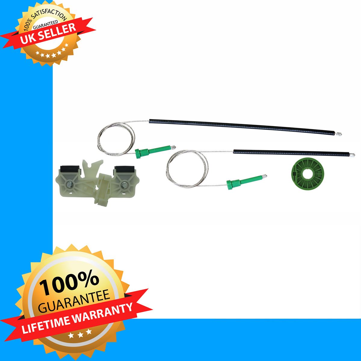 Fits FORD Fiesta V Window Regulator Repair Kit Front Left Side